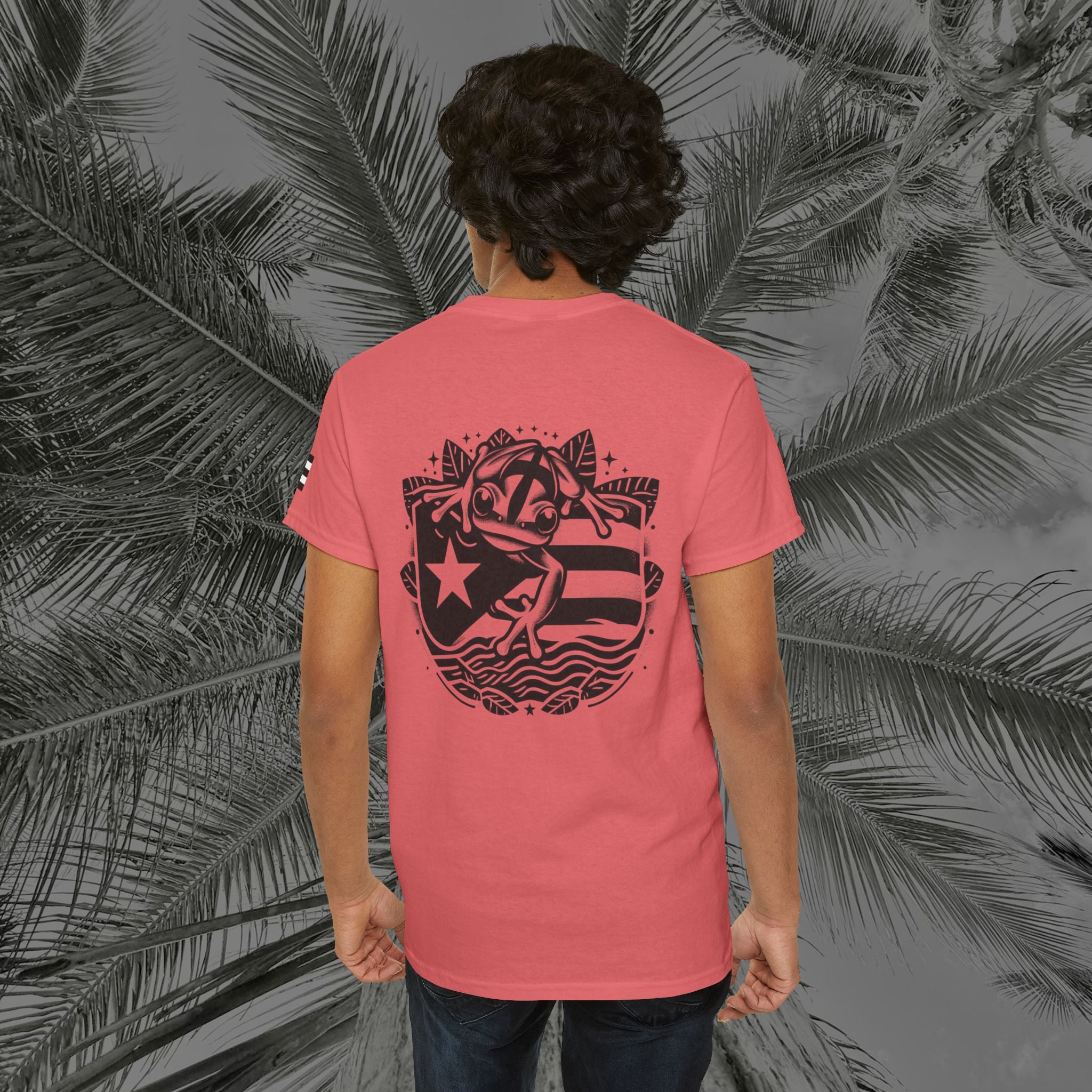 Frog Of The Island - PR COLLECTION - (UNISEX) Heavy Cotton Tee - Aliento De Vida