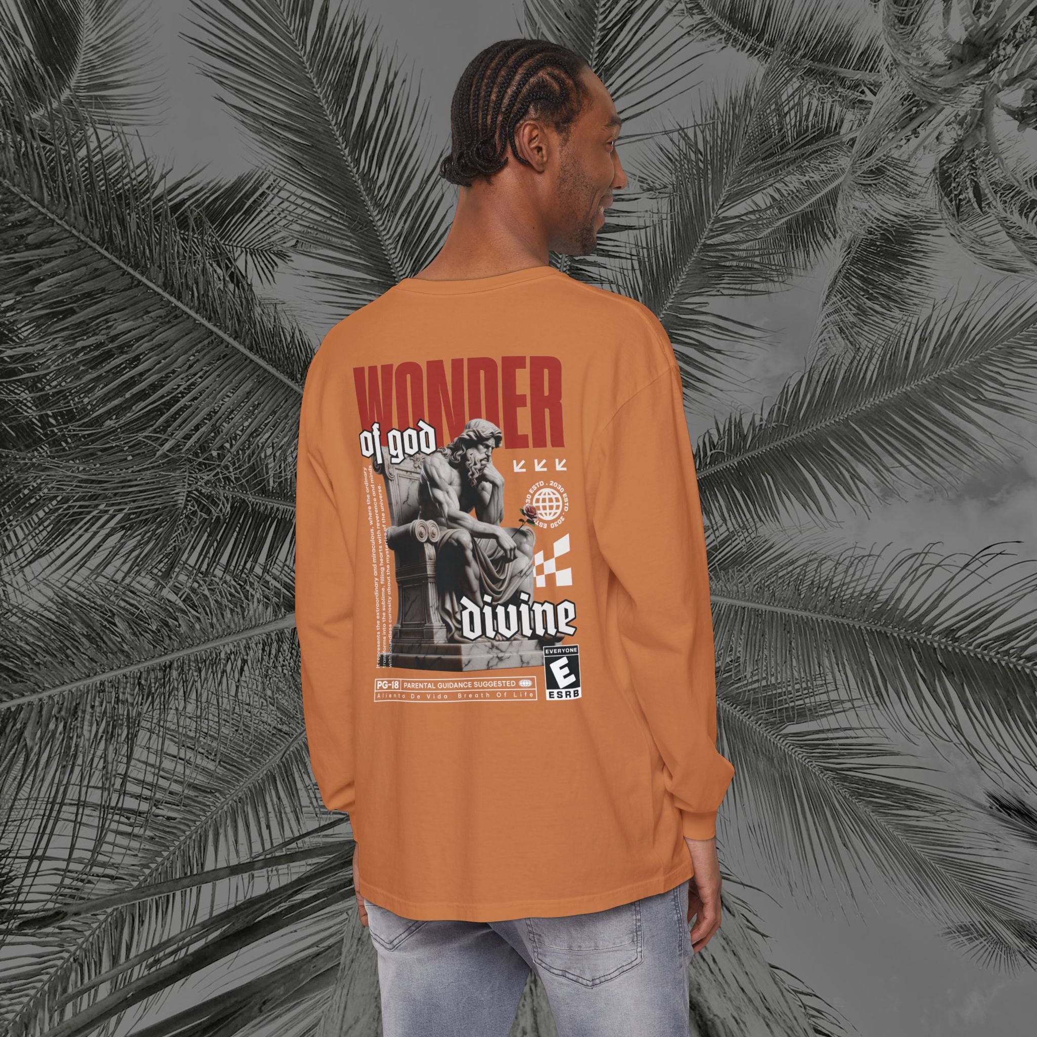 Throne of the Divine - (UNISEX) Long Sleeve Shirt - Aliento De Vida