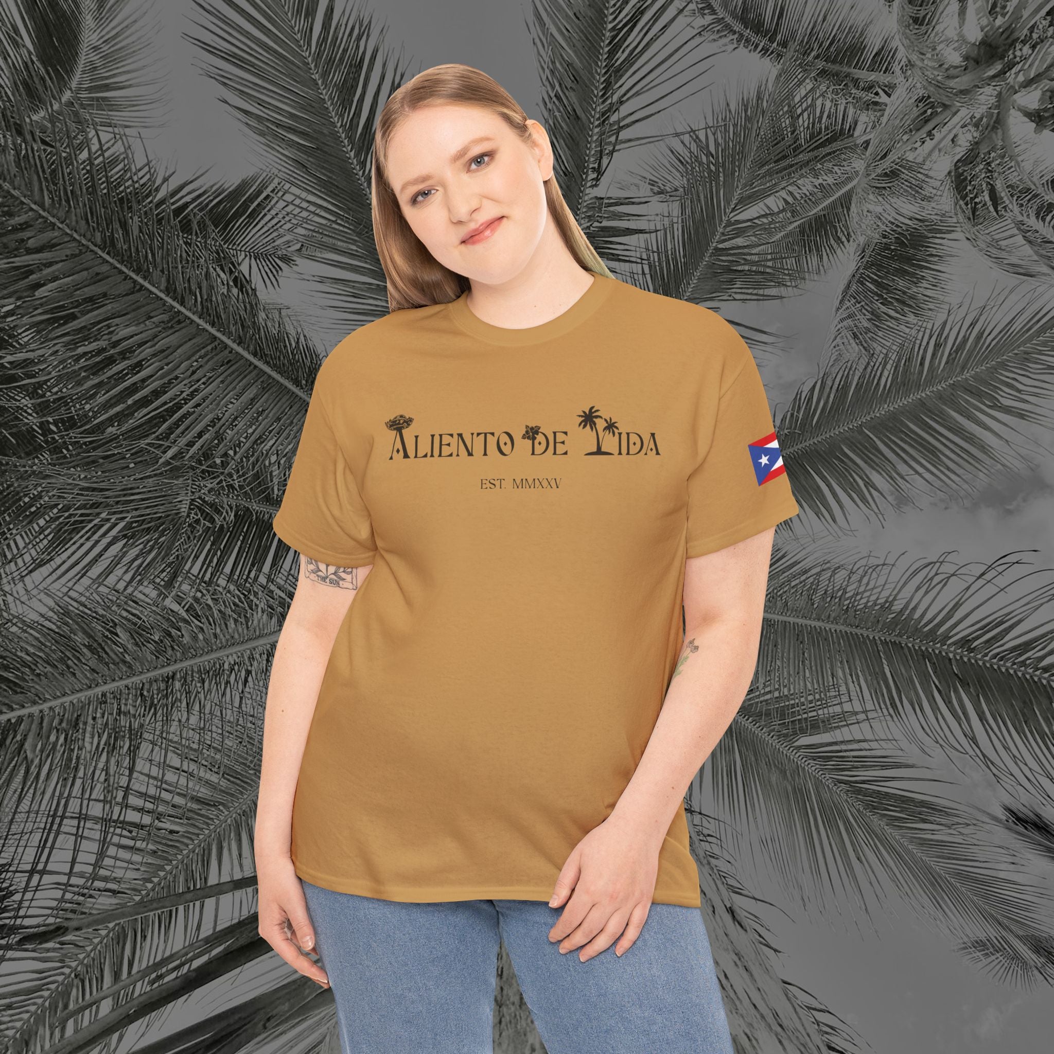 WE ARE PUERTO RICAN - PR COLLECTION - (UNISEX) Heavy Cotton Tee - Aliento De Vida