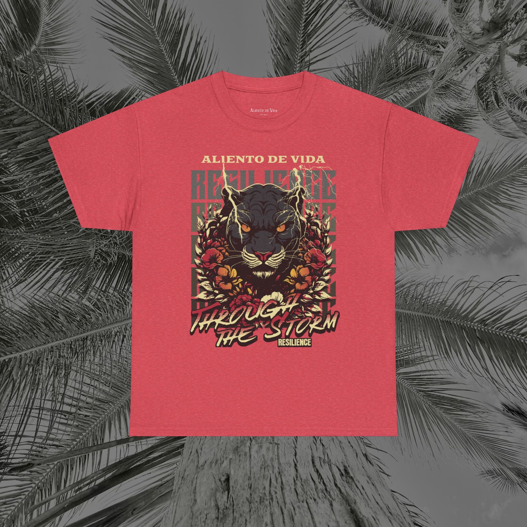 Rise of the Panther - (UNISEX) Heavy Cotton Tee - Aliento De Vida
