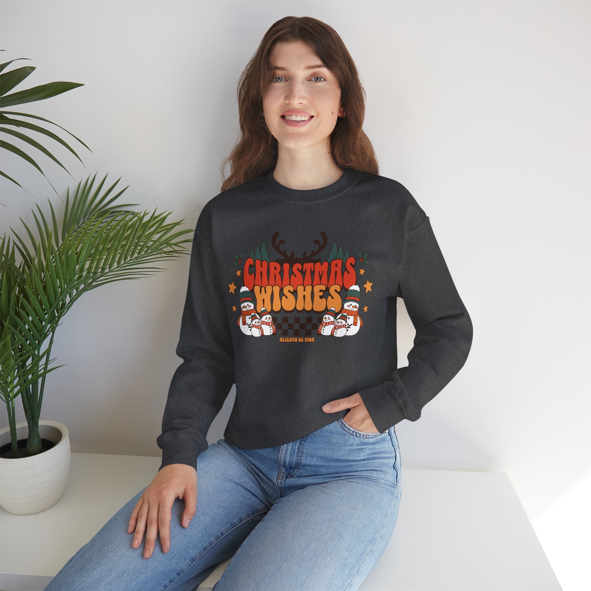 Chillin’ With My Snowmies - (UNISEX) Cozy Crewneck Sweatshirt - Aliento De Vida
