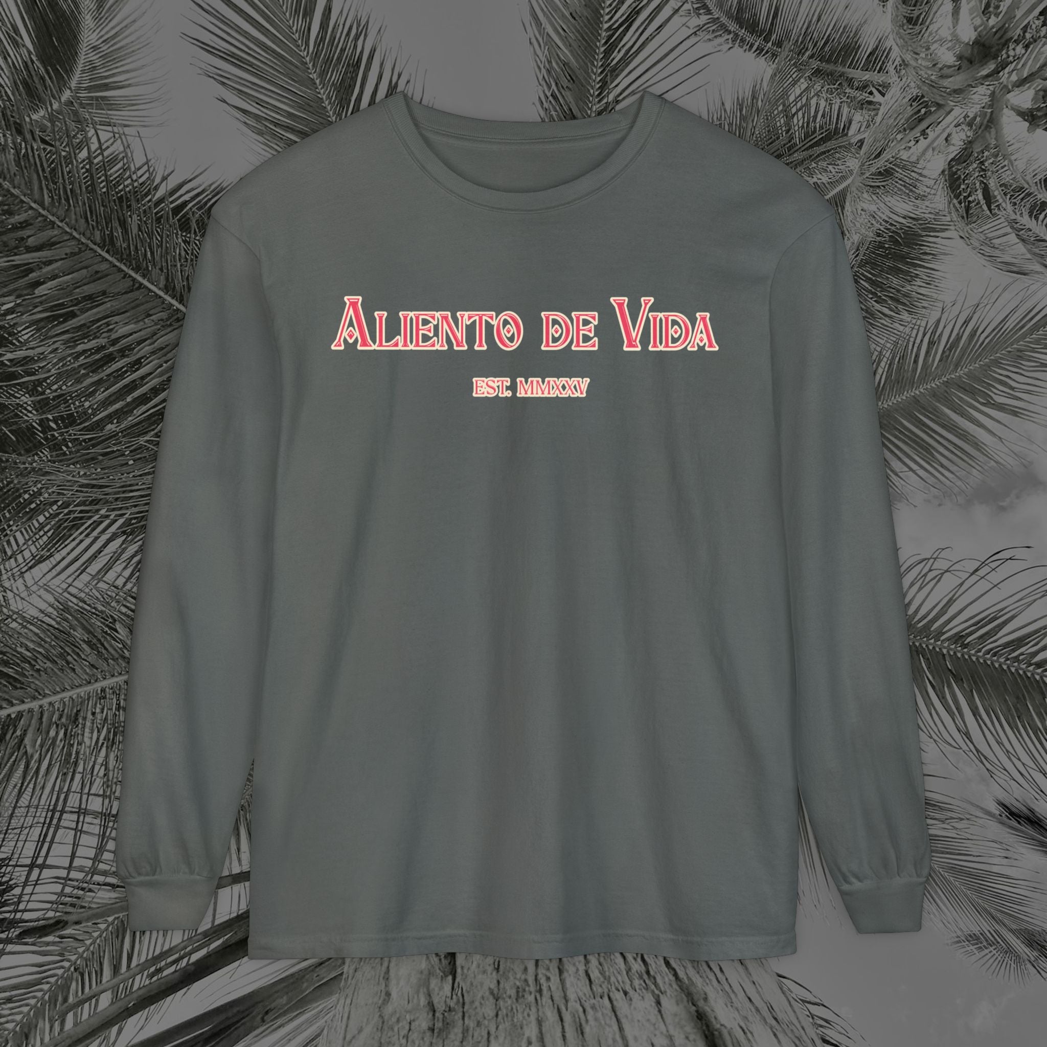 Breath Of Paradise - (UNISEX) Long Sleeve Shirt - Back Design - Aliento De Vida