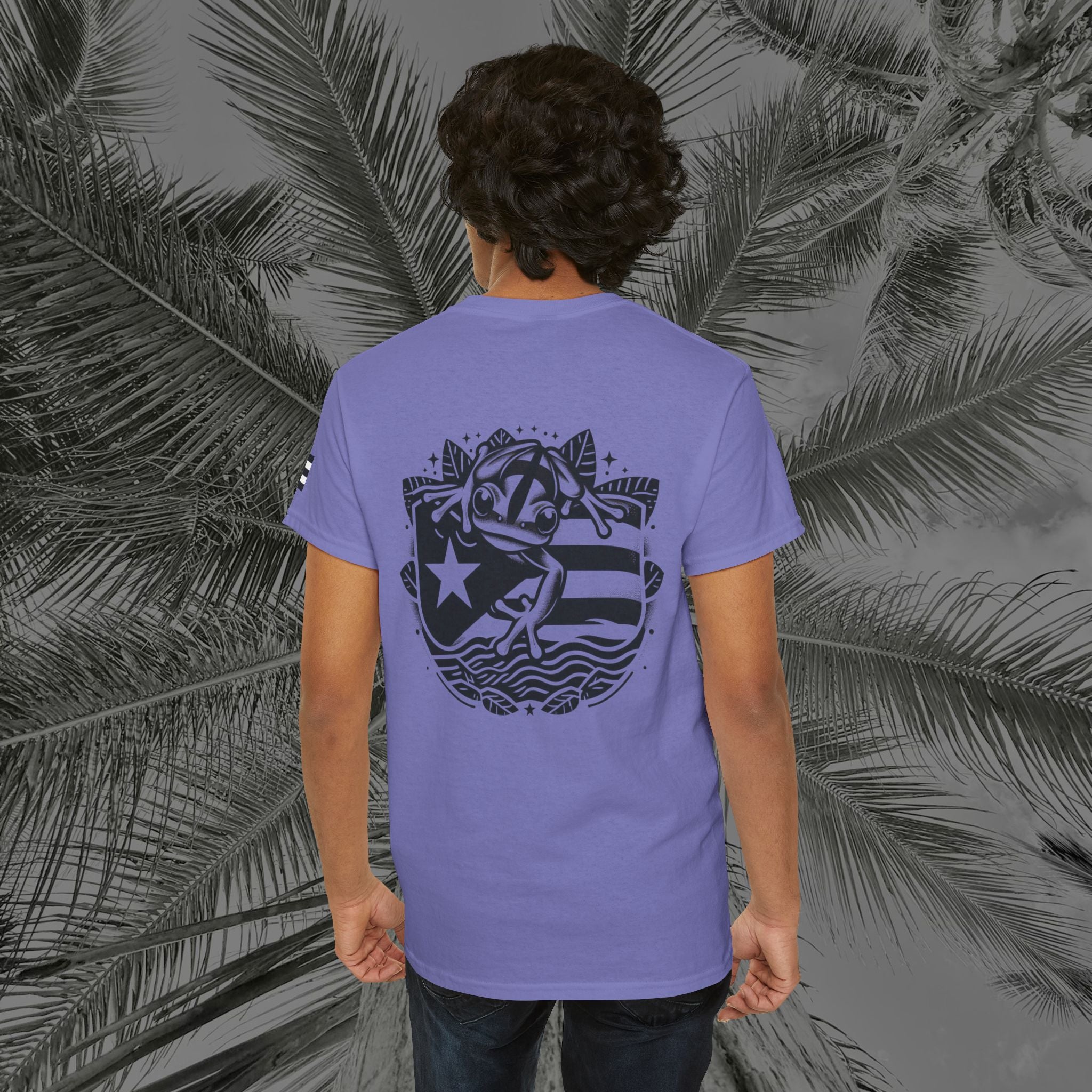 Frog Of The Island - PR COLLECTION - (UNISEX) Heavy Cotton Tee - Aliento De Vida