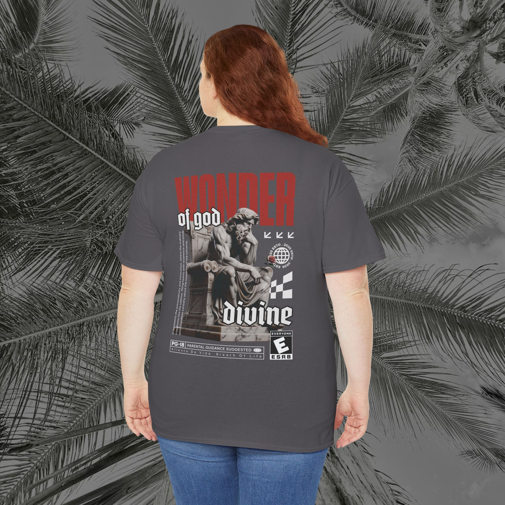 Throne of the Divine - (UNSEX) Heavy Cotton T-Shirt - Aliento De Vida