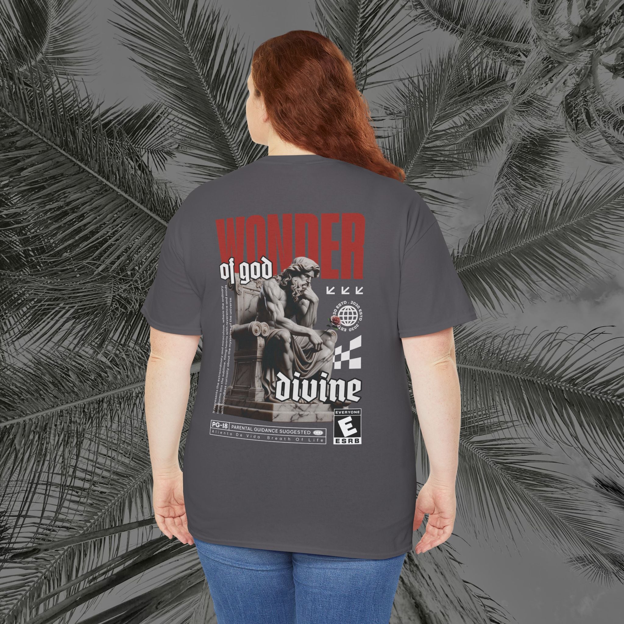 Throne of the Divine - (UNSEX) Heavy Cotton T-Shirt - Aliento De Vida