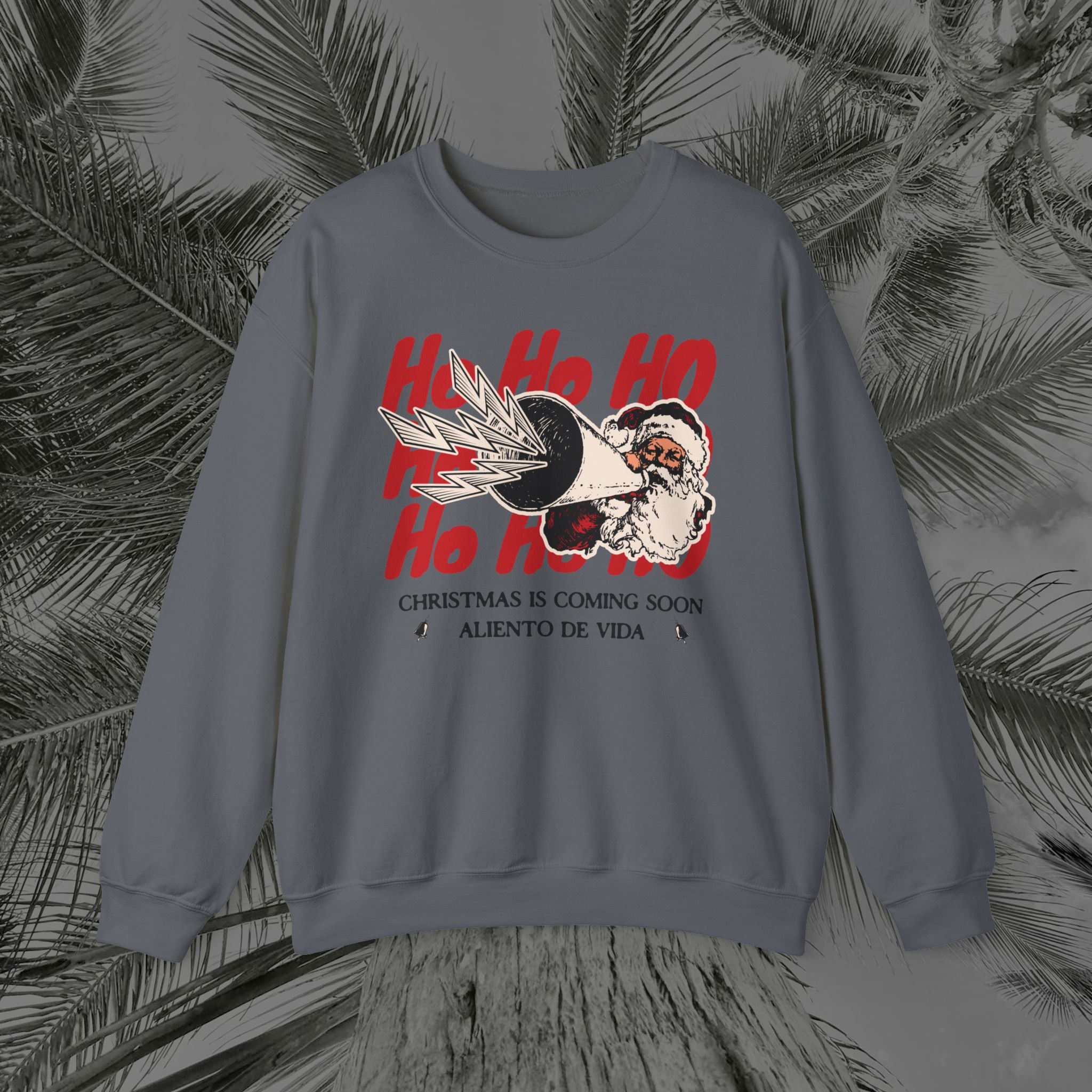 Ho Ho Ho’ Holiday Season - (UNISEX) Cozy Crewneck Sweatshirt - Aliento De Vida
