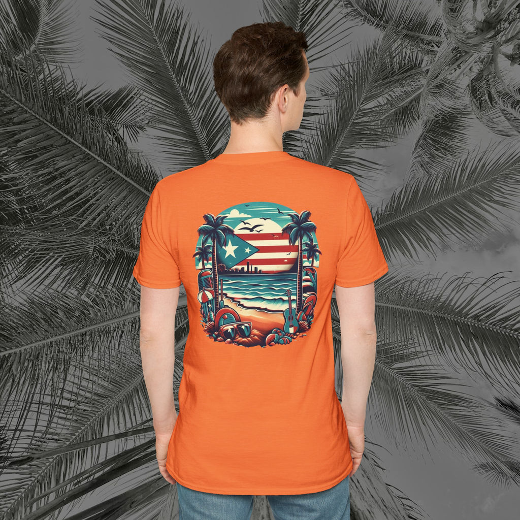 A Slice of Paradise - PR COLLECTION - (UNISEX) Soft style T-Shirt - Aliento De Vida