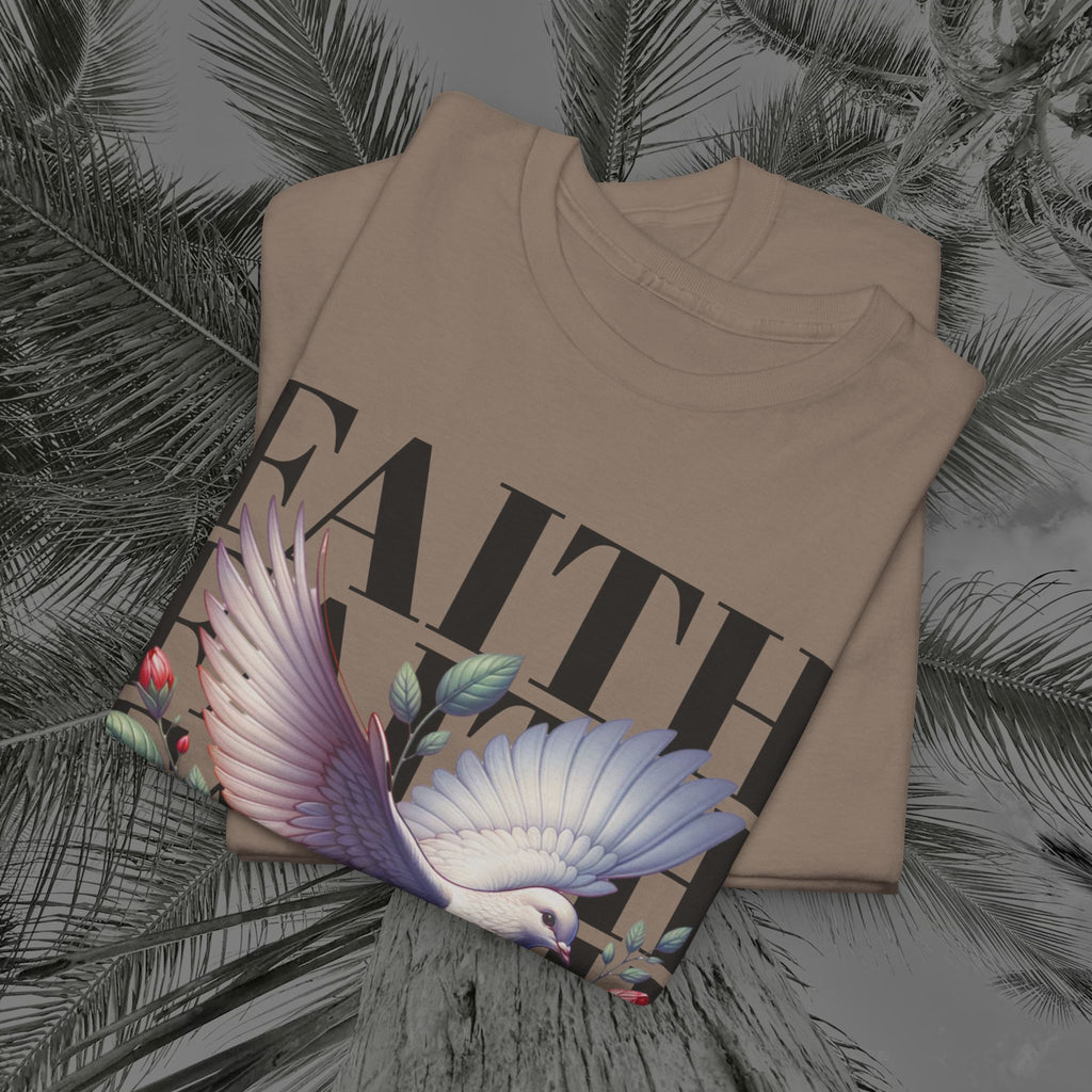 Wings of Grace - (UNISEX) Heavy Cotton Tee - Aliento De Vida