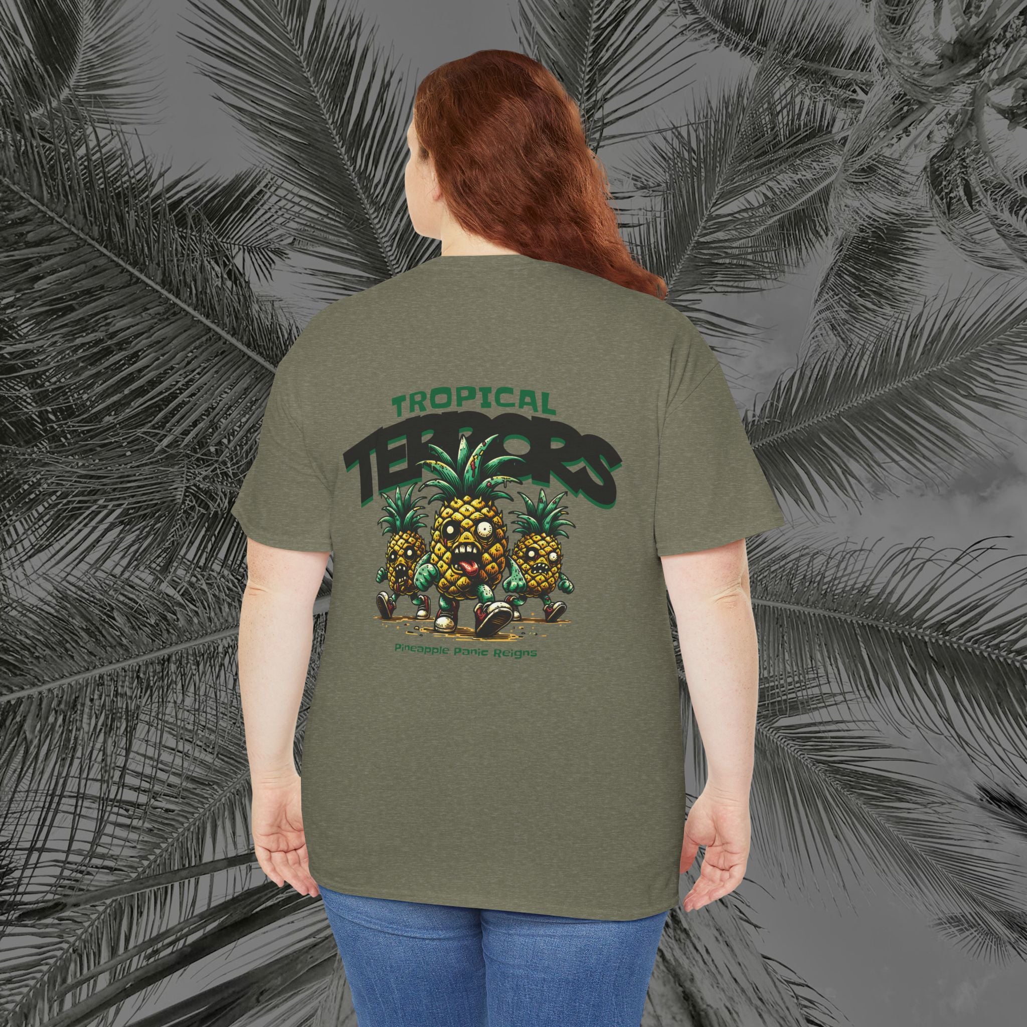 Tropical Terrors - (UNISEX) Heavy Cotton T-Shirt - Aliento De Vida