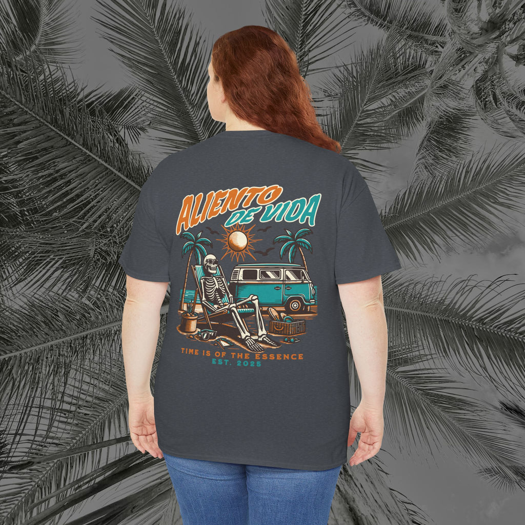 Beach, Please—I’m Dead - (UNISEX) Heavy Cotton T-Shirt - Aliento De Vida