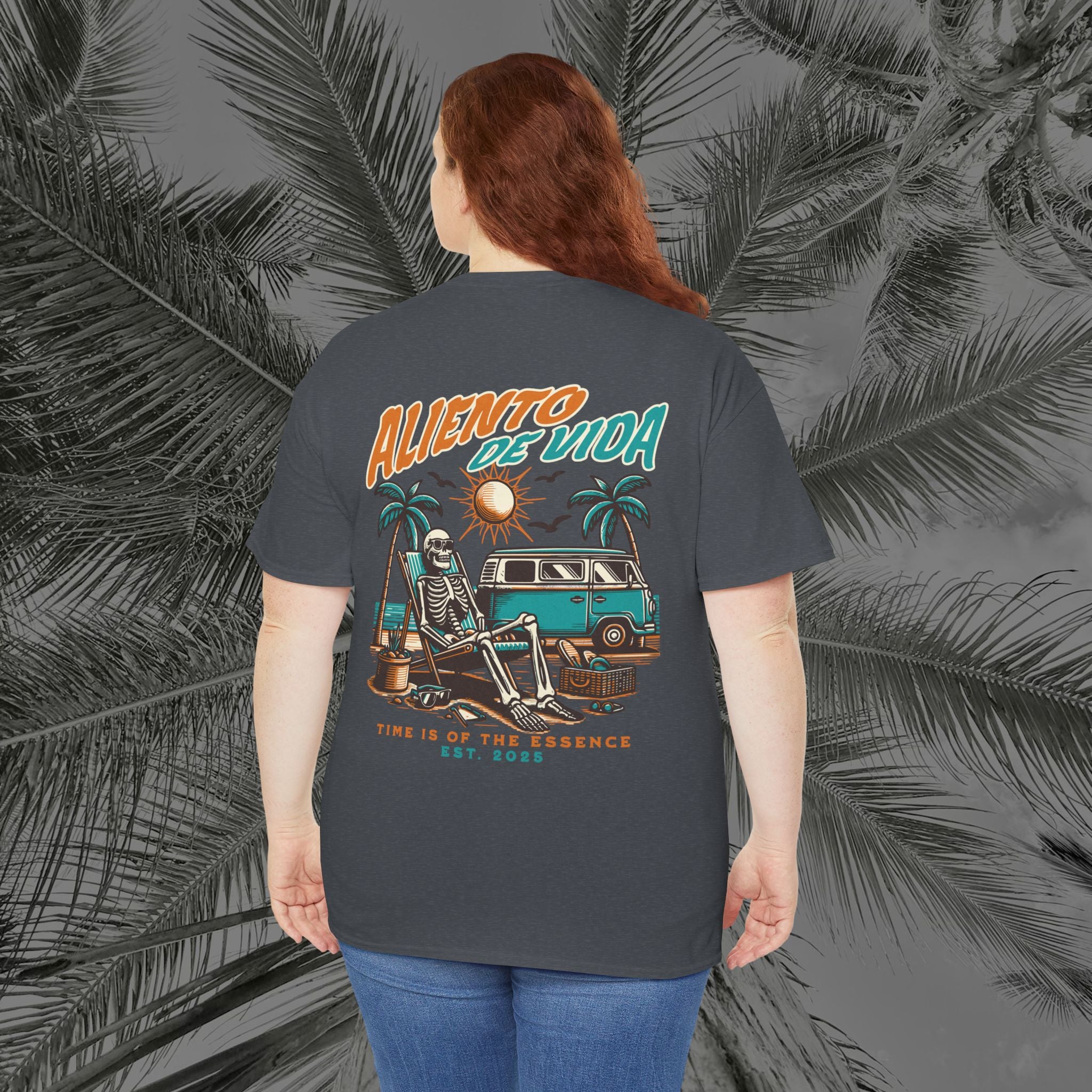 Beach, Please—I’m Dead - (UNISEX) Heavy Cotton T-Shirt - Aliento De Vida