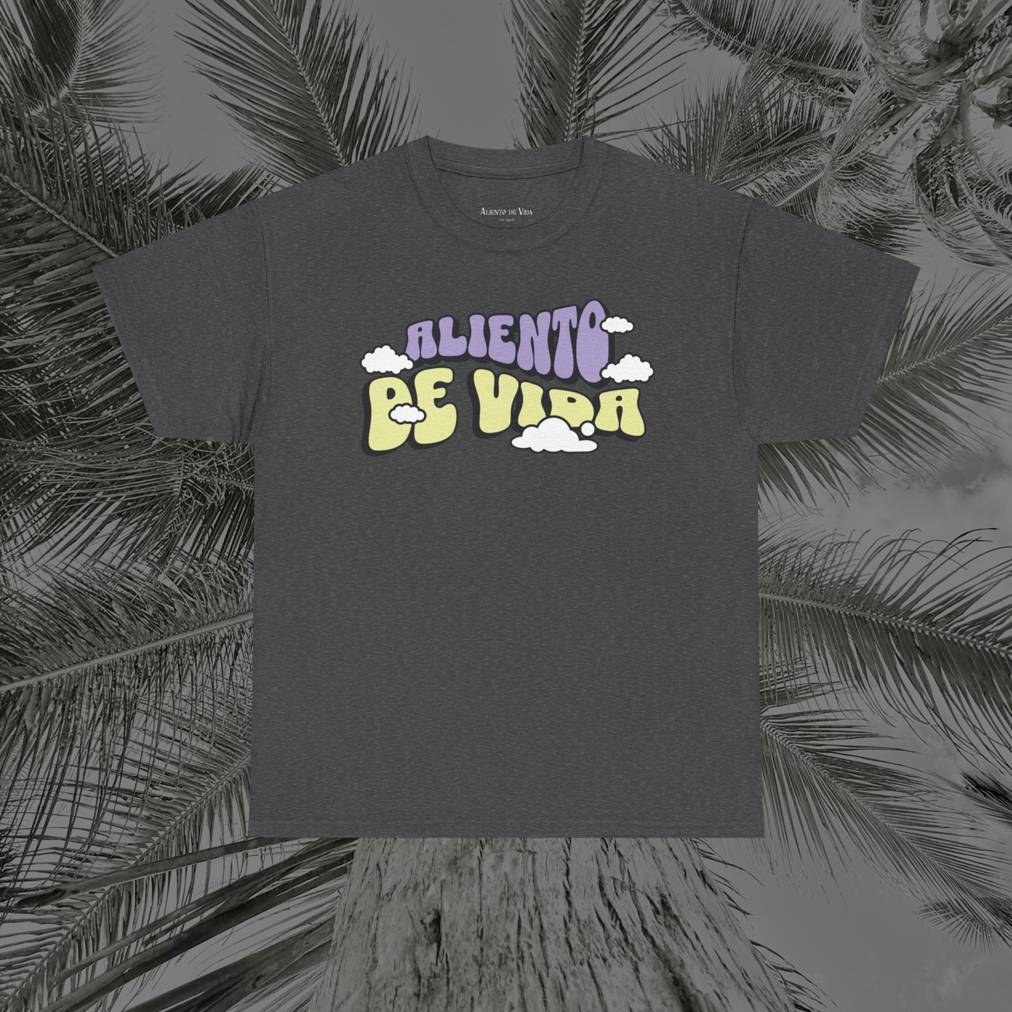 Clouds #1 - (UNISEX) Heavy Cotton T-Shirt - Aliento De Vida