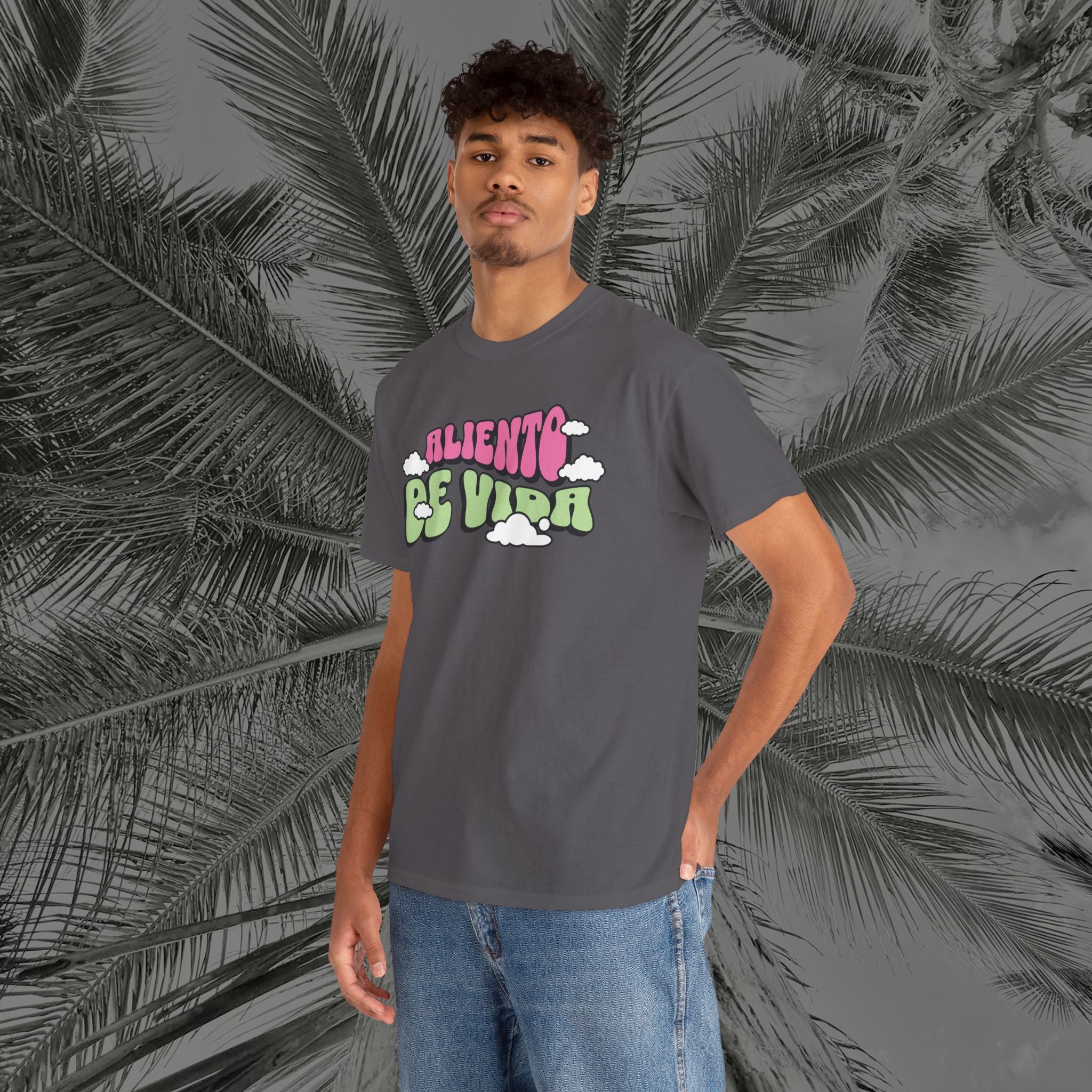 Clouds #2 - (UNISEX) Heavy Cotton T-Shirt - Aliento De Vida