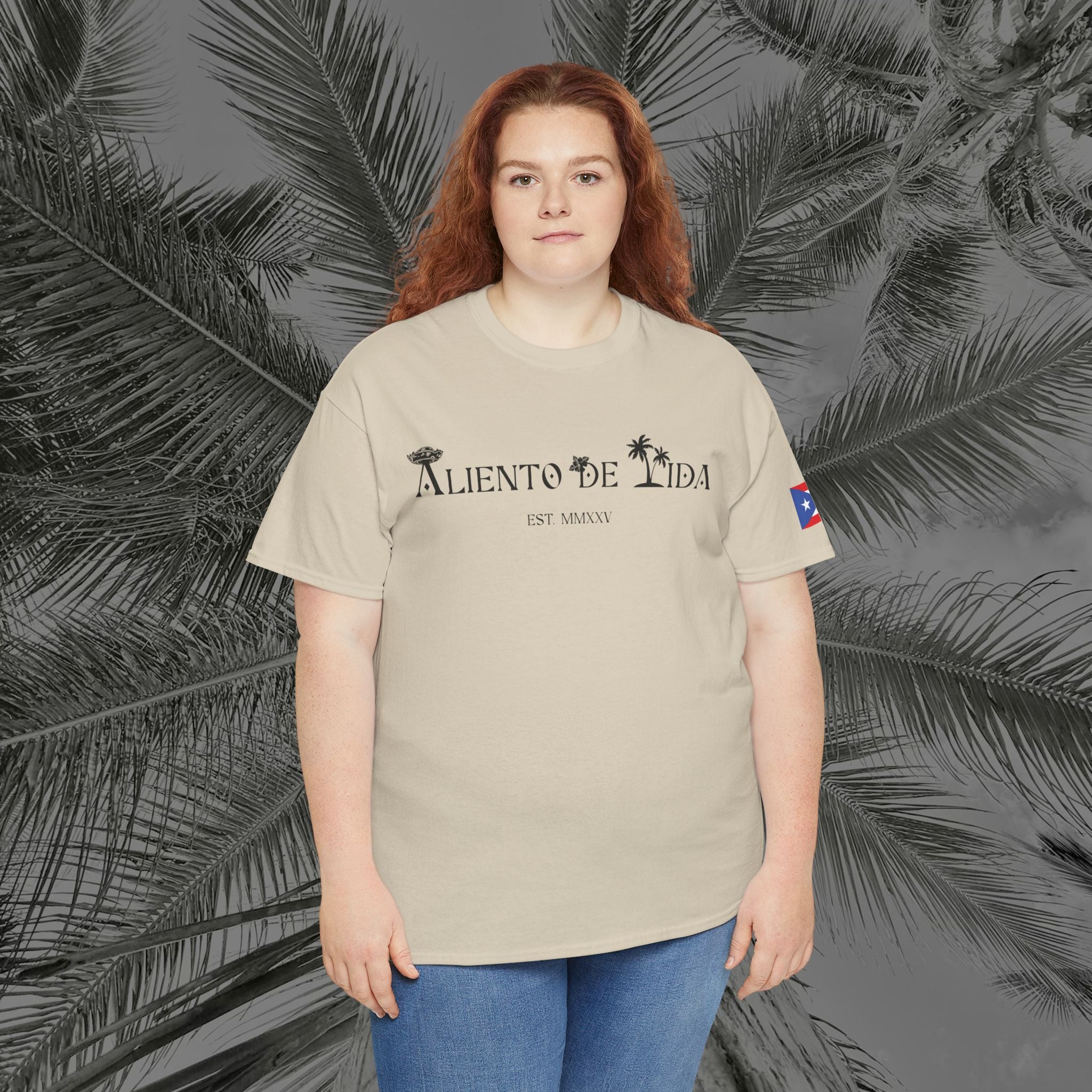 WE ARE PUERTO RICAN - PR COLLECTION - (UNISEX) Heavy Cotton Tee - Aliento De Vida
