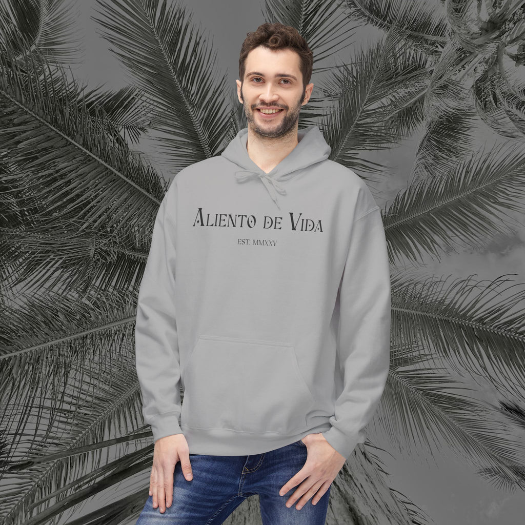 Wings of Grace - (UNISEX) Midweight Fleece Hoodie- Aliento De Vida