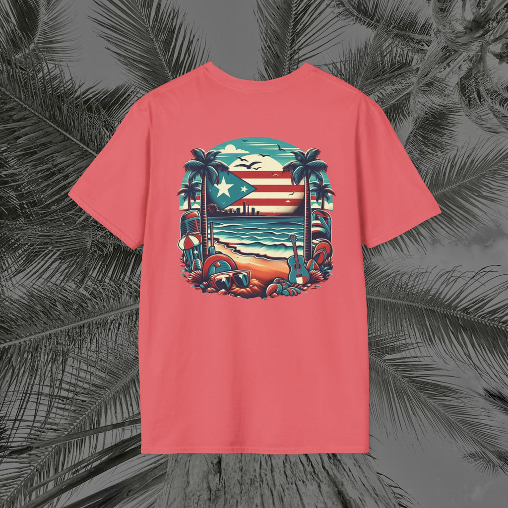 A Slice of Paradise - PR COLLECTION - (UNISEX) Soft style T-Shirt - Aliento De Vida