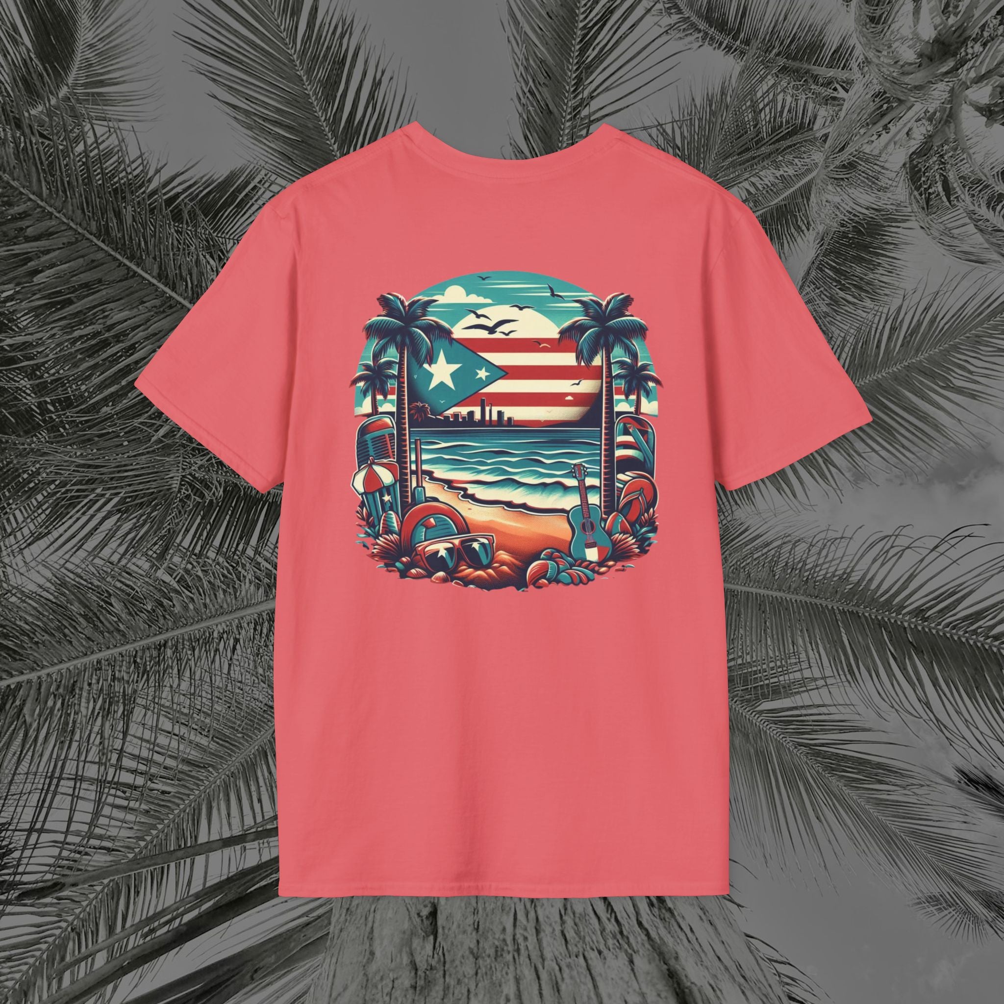 A Slice of Paradise - PR COLLECTION - (UNISEX) Soft style T-Shirt - Aliento De Vida