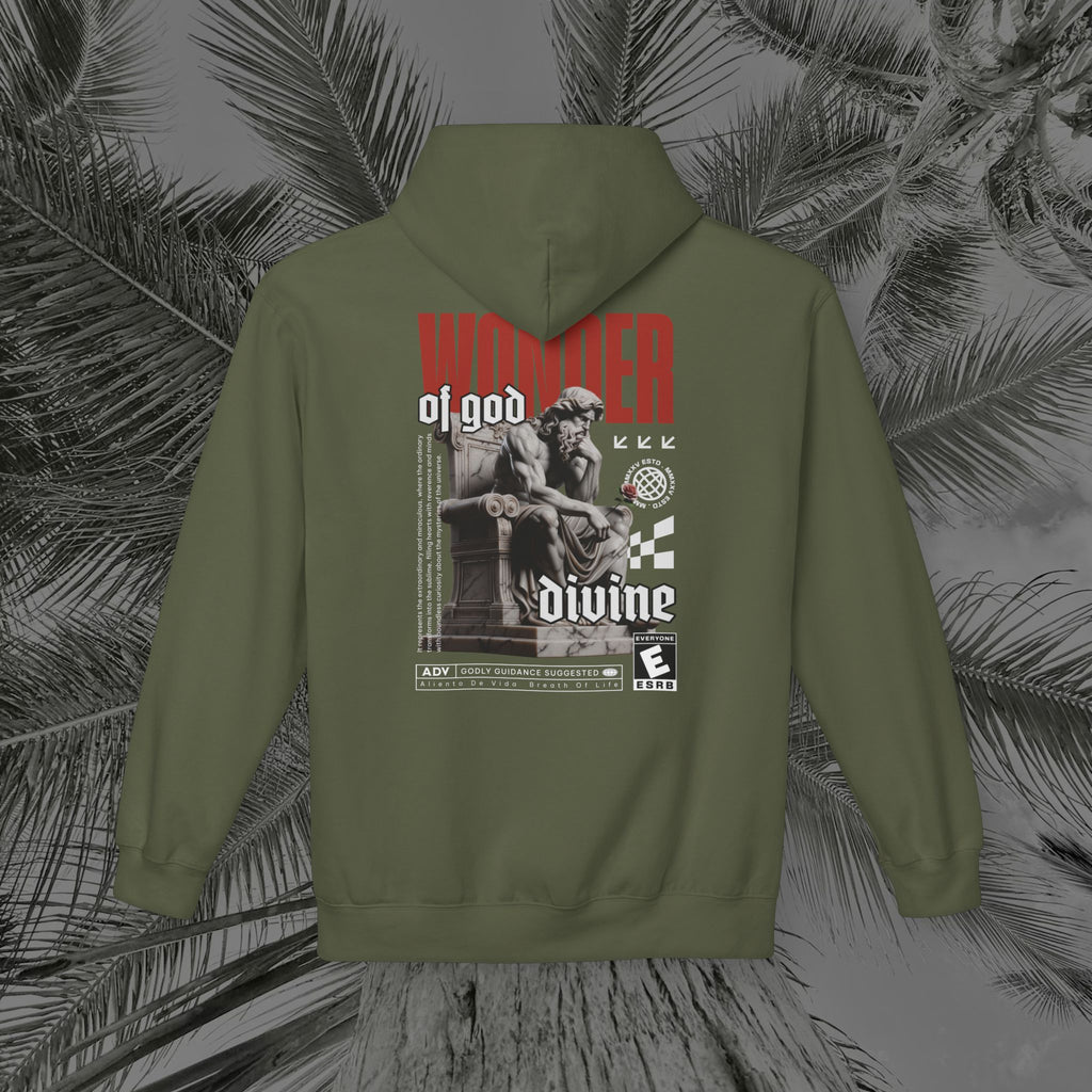 Throne of the Divine - (UNISEX) Midweight Fleece Hoodie - Aliento De Vida