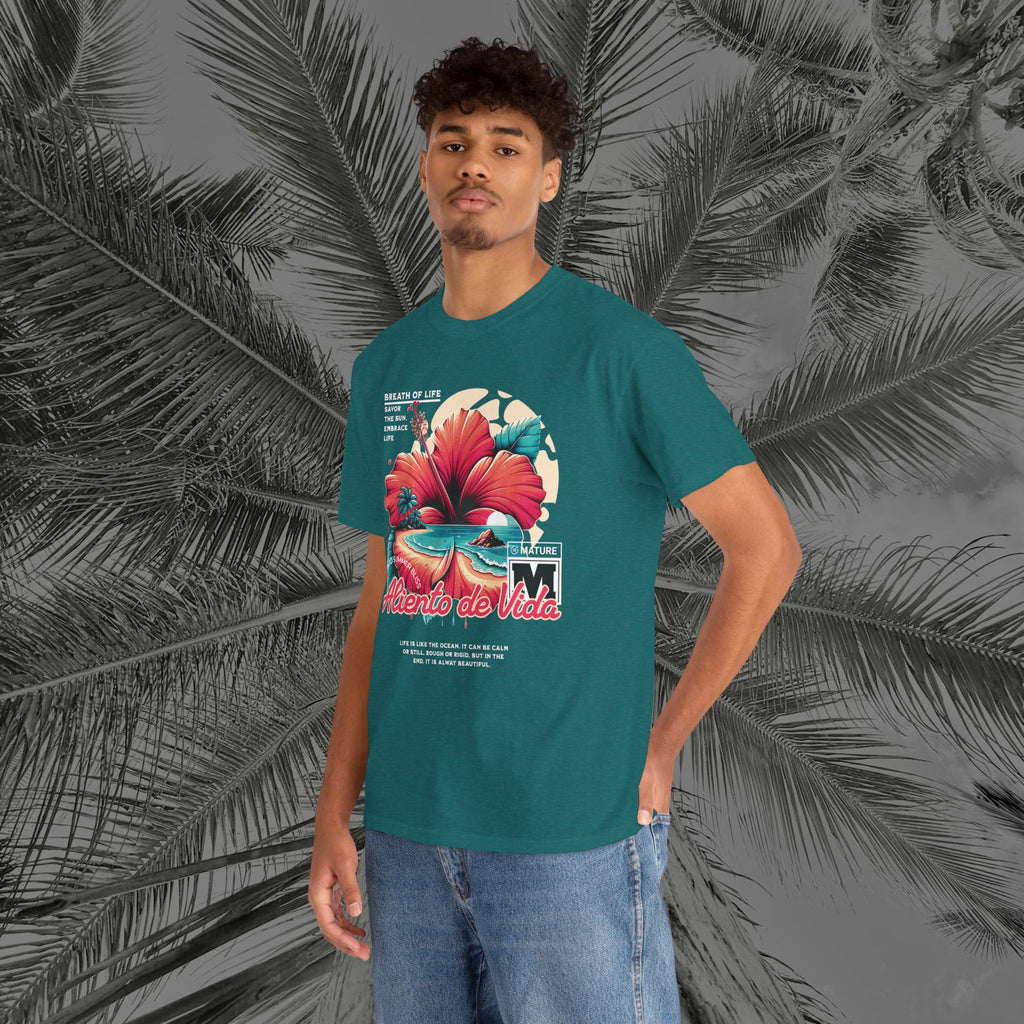 Breath Of Paradise - (UNISEX) Heavy Cotton T-Shirt - Aliento De Vida