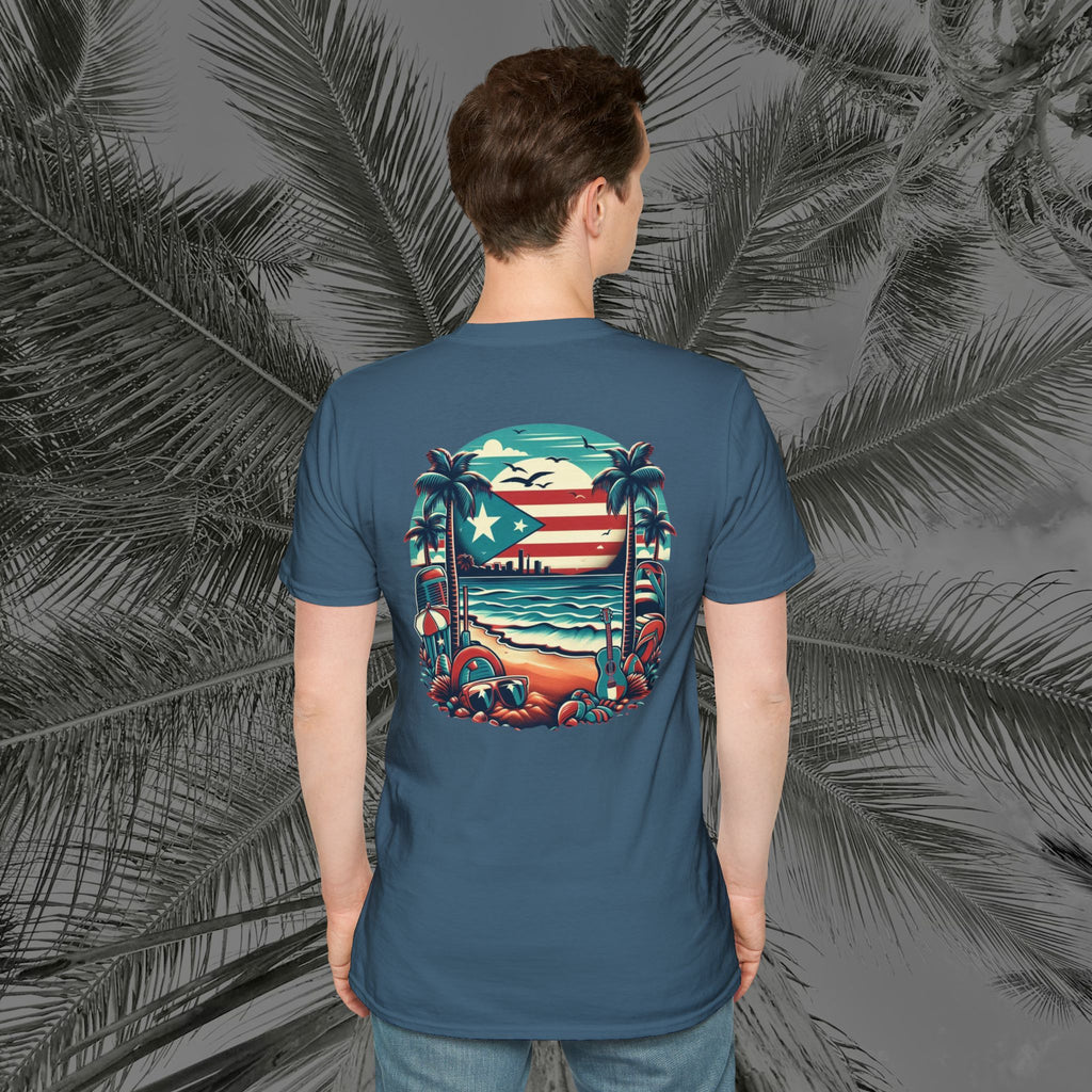 A Slice of Paradise - PR COLLECTION - (UNISEX) Soft style T-Shirt - Aliento De Vida