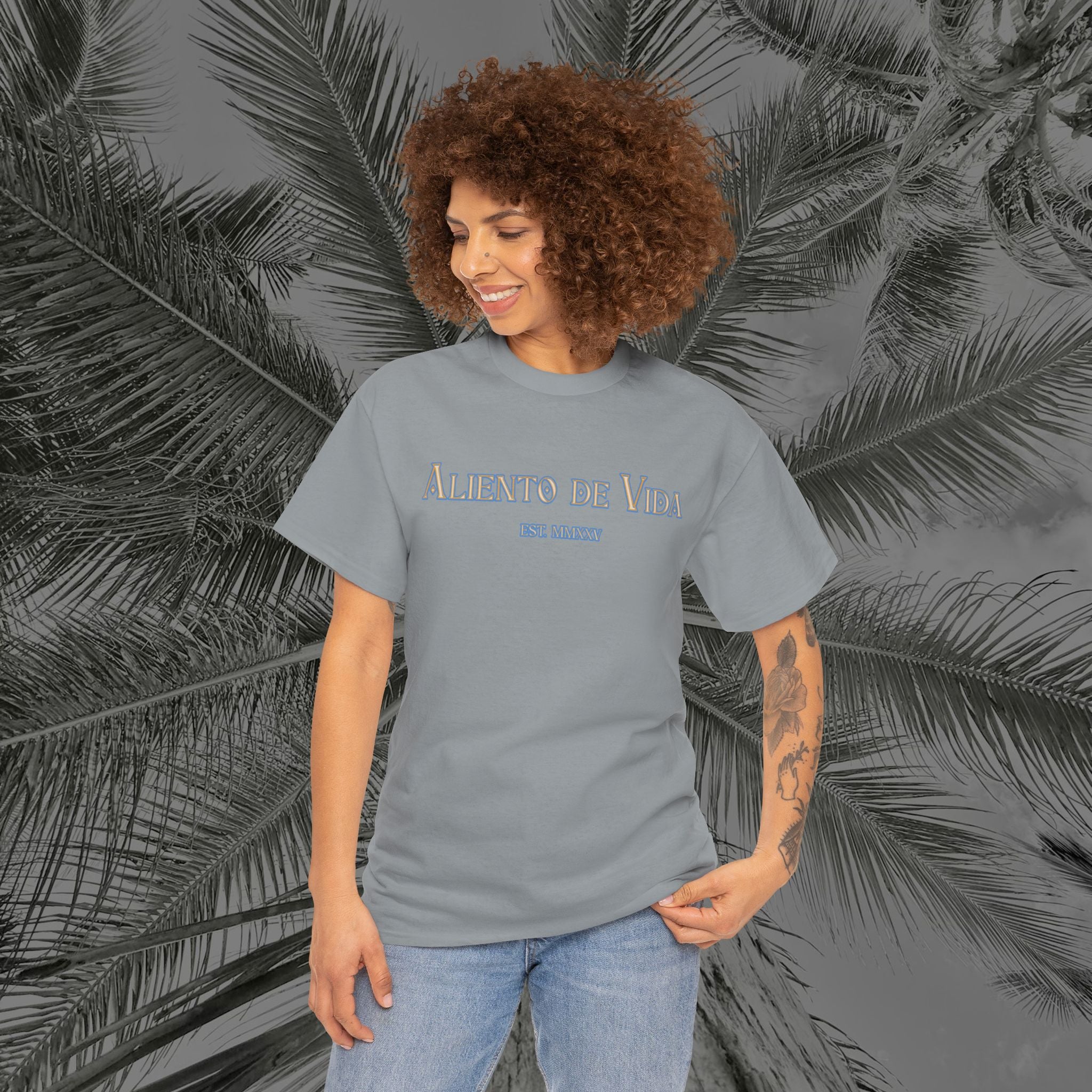 Ocean Motion - (UNISEX) Heavy Cotton Tee - Aliento De Vida