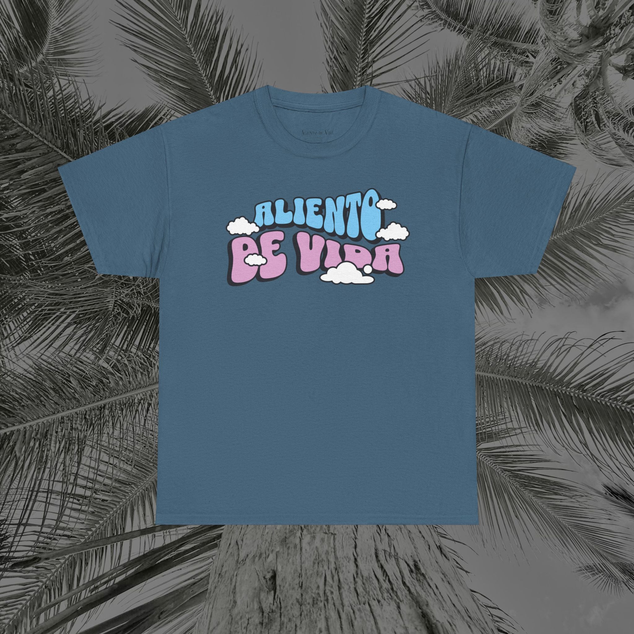 Clouds #3 - (UNISEX) Heavy Cotton T-Shirt - Aliento De Vida