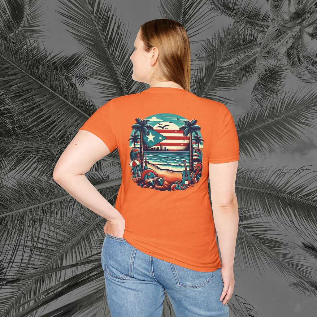 A Slice of Paradise - PR COLLECTION - (UNISEX) Soft style T-Shirt - Aliento De Vida