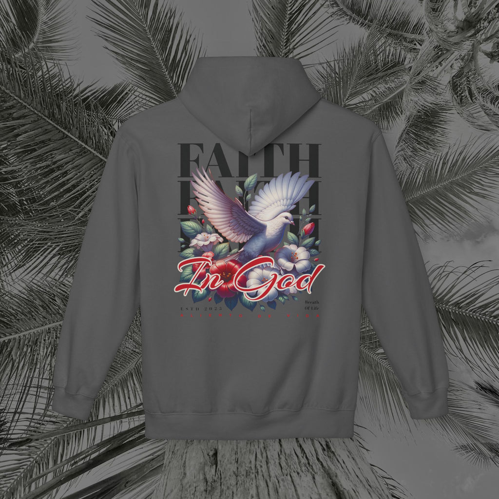 Wings of Grace - (UNISEX) Midweight Fleece Hoodie- Aliento De Vida