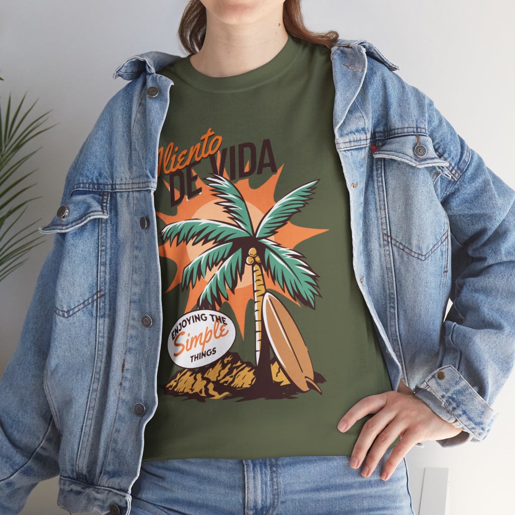Pure Palm - (UNISEX) Heavy Cotton Tee - Aliento De Vida