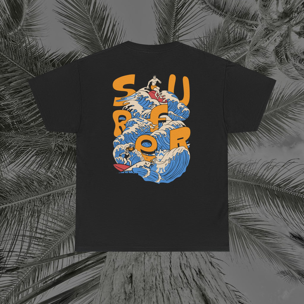 Ocean Motion - (UNISEX) Heavy Cotton Tee - Aliento De Vida