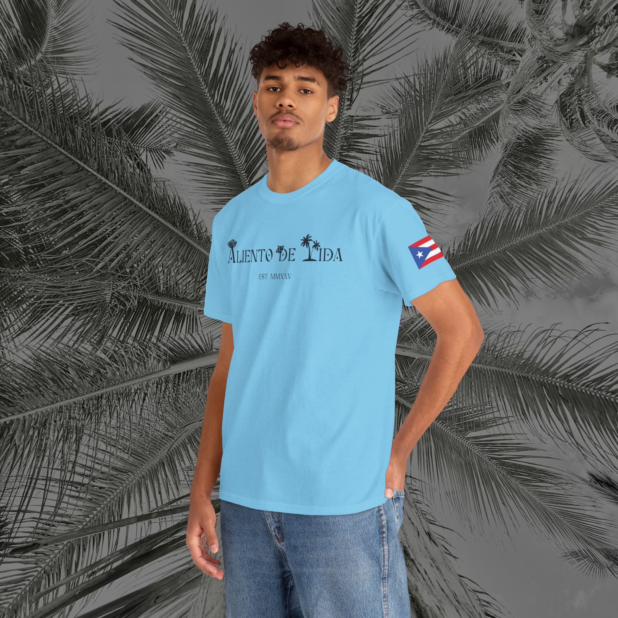 WE ARE PUERTO RICAN - PR COLLECTION - (UNISEX) Heavy Cotton Tee - Aliento De Vida