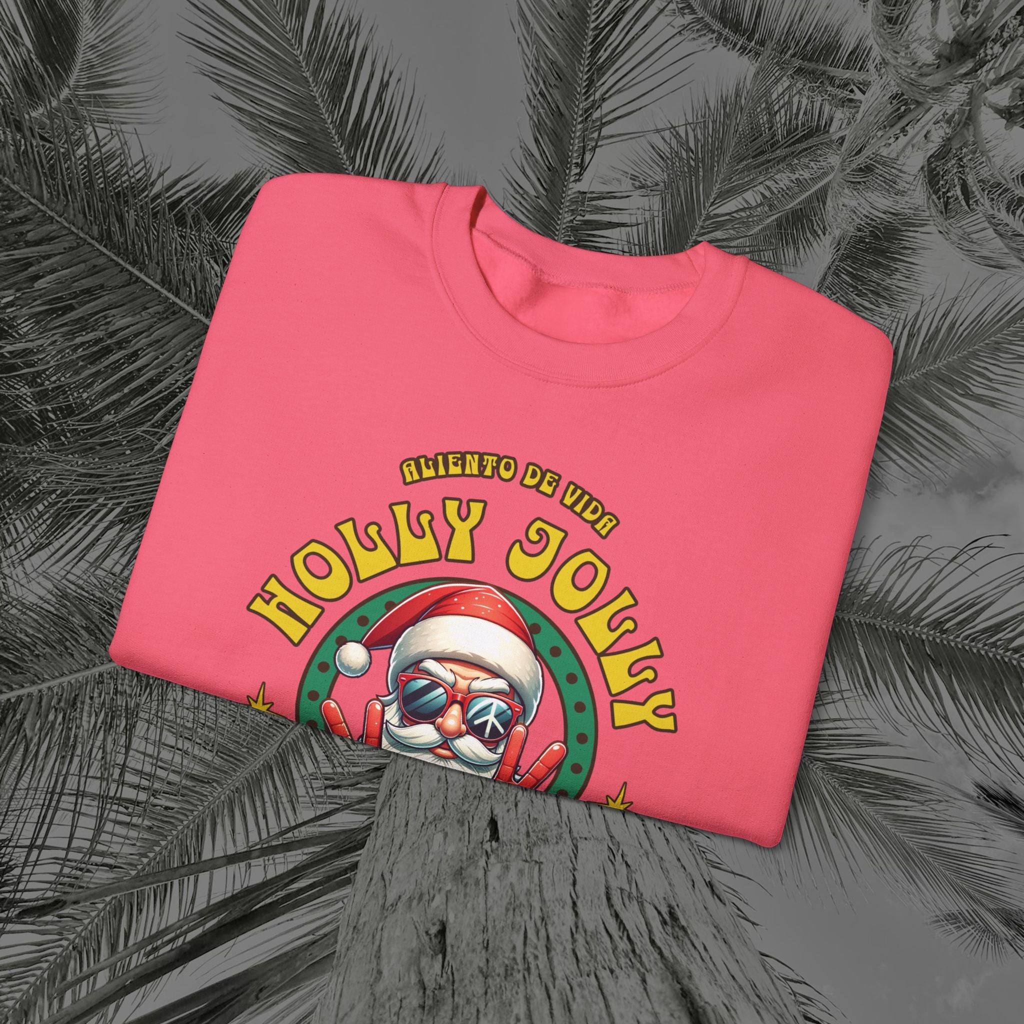 Peace Out, North Pole Edition - (UNSEX) Cozy Crewneck Sweatshirt – Aliento De Vida