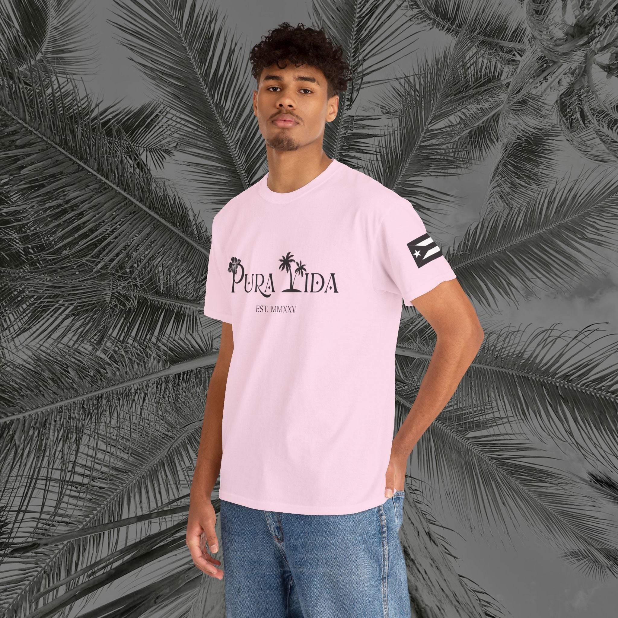 Isla Vibrante - PR COLLECTION - (UNISEX) Heavy Cotton Tee - Aliento De Vida