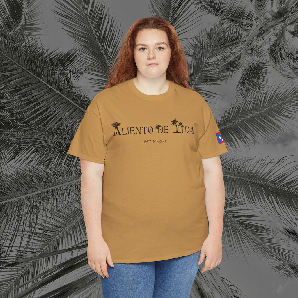WE ARE PUERTO RICAN - PR COLLECTION - (UNISEX) Heavy Cotton Tee - Aliento De Vida