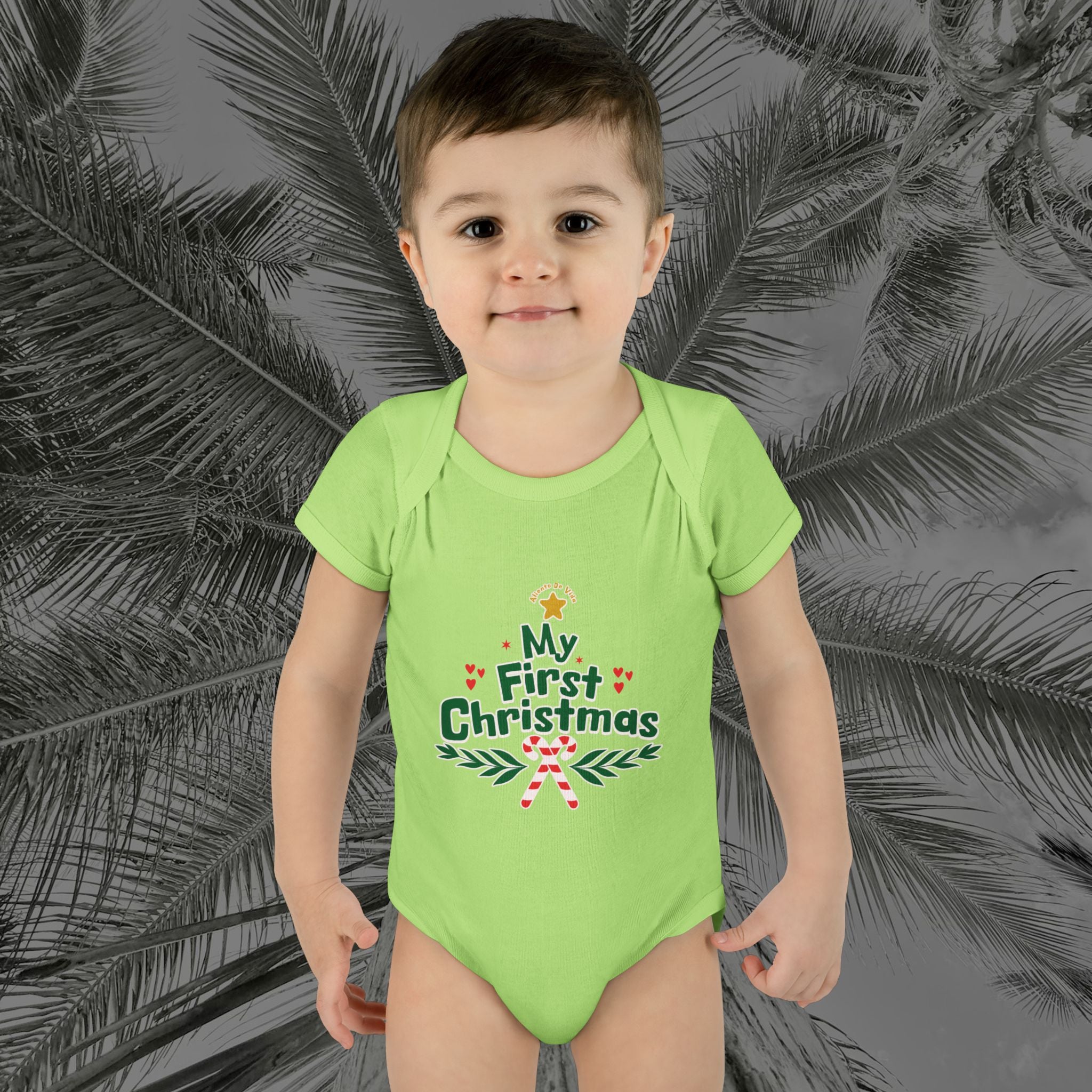 Tiny Tree Topper - (UNISEX) Baby Bodysuit / Infant Onesie - Aliento De Vida