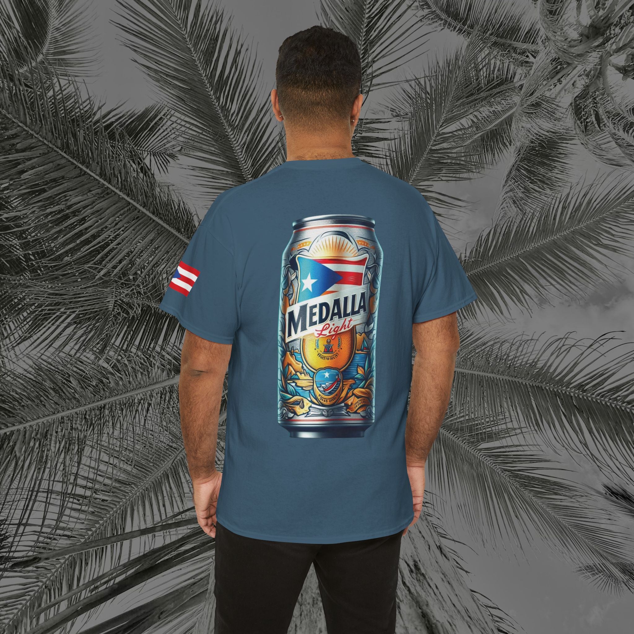 Crack Open A Unique Medalla - PR COLLECTION - (UNISEX) Heavy Cotton Tee - Aliento De Vida