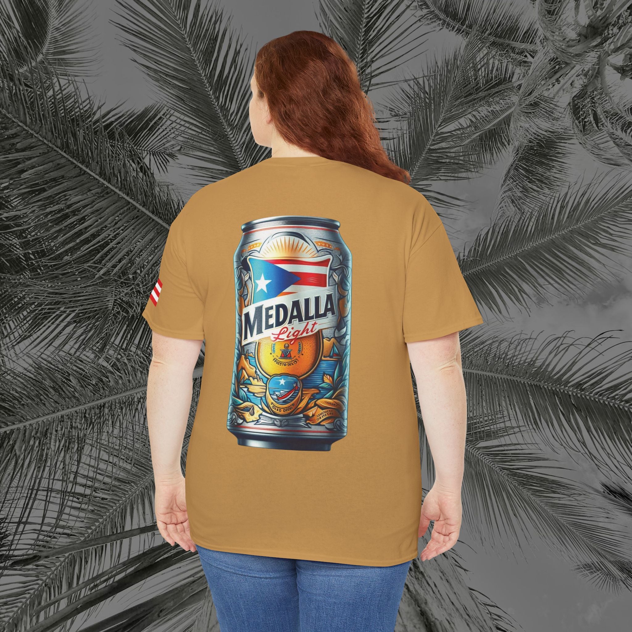 Crack Open A Unique Medalla - PR COLLECTION - (UNISEX) Heavy Cotton Tee - Aliento De Vida