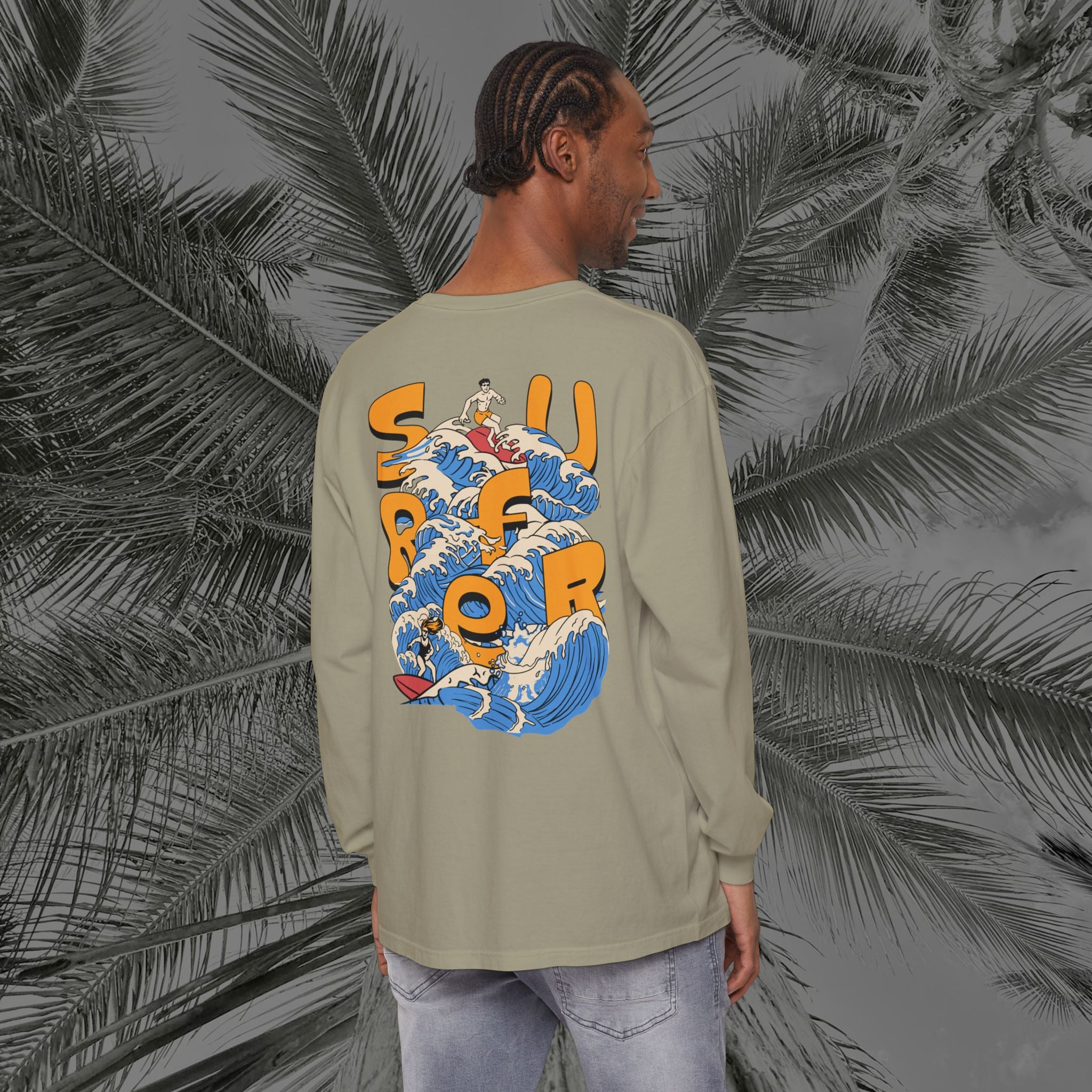 Ocean Motion - (UNISEX) Long Sleeve T-Shirt - Aliento de Vida