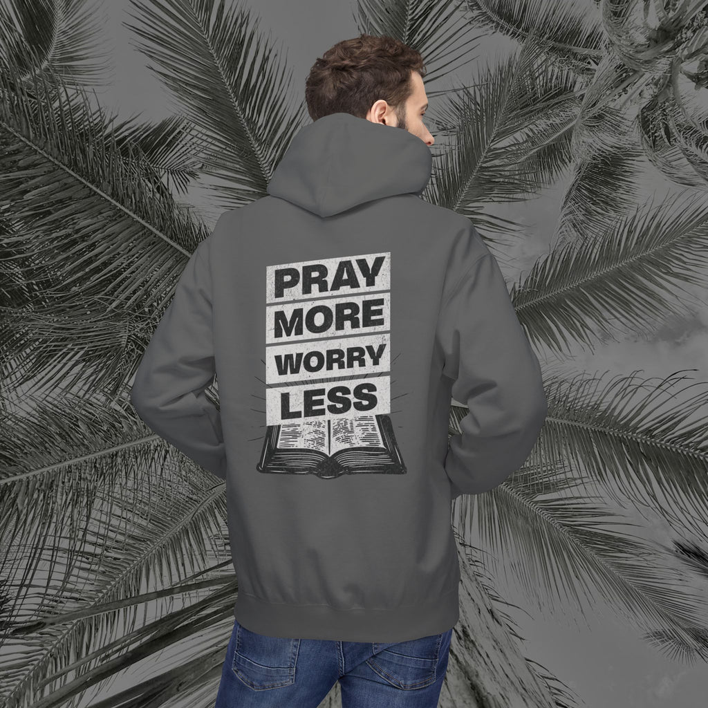 Peace Through Prayer - (UNISEX) Midweight Fleece Hoodie - Aliento De Vida