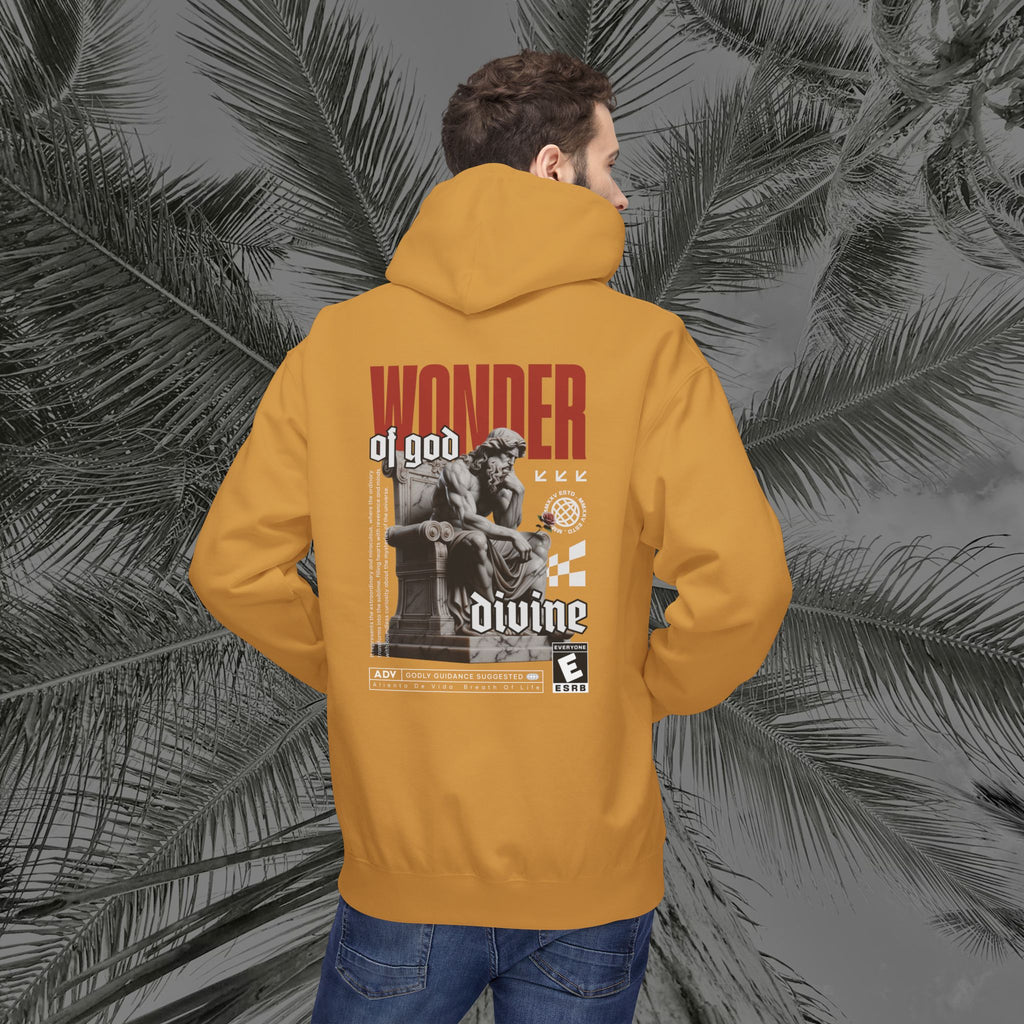 Throne of the Divine - (UNISEX) Midweight Fleece Hoodie - Aliento De Vida