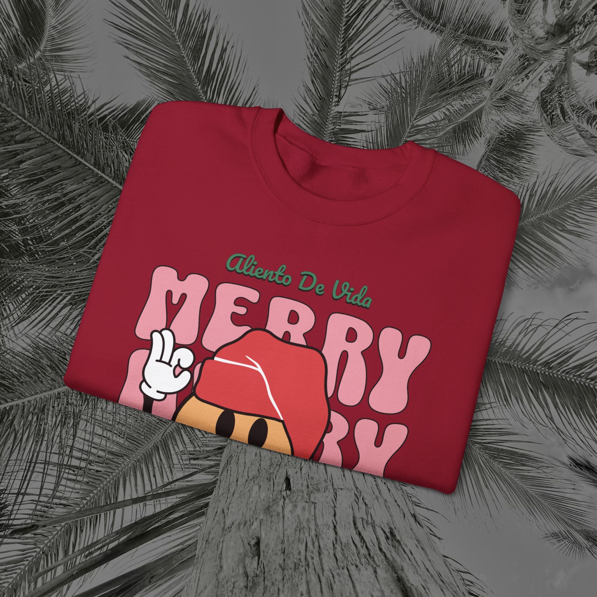 Happy Holidays - Cozy Crewneck Sweatshirt - Aliento De Vida