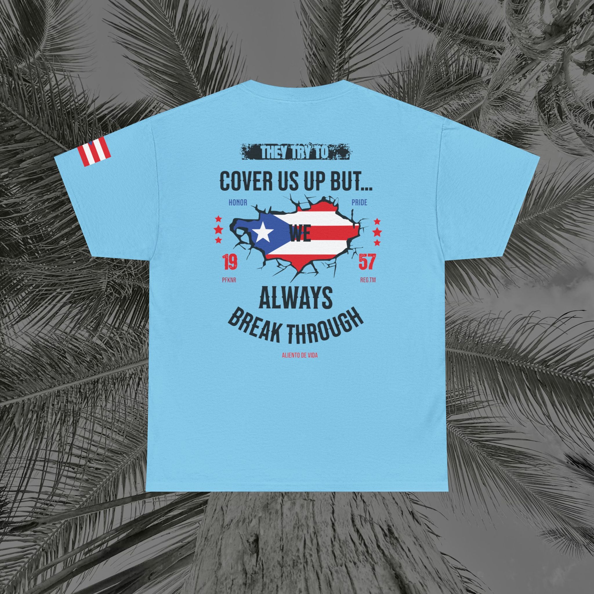 WE ARE PUERTO RICAN - PR COLLECTION - (UNISEX) Heavy Cotton Tee - Aliento De Vida