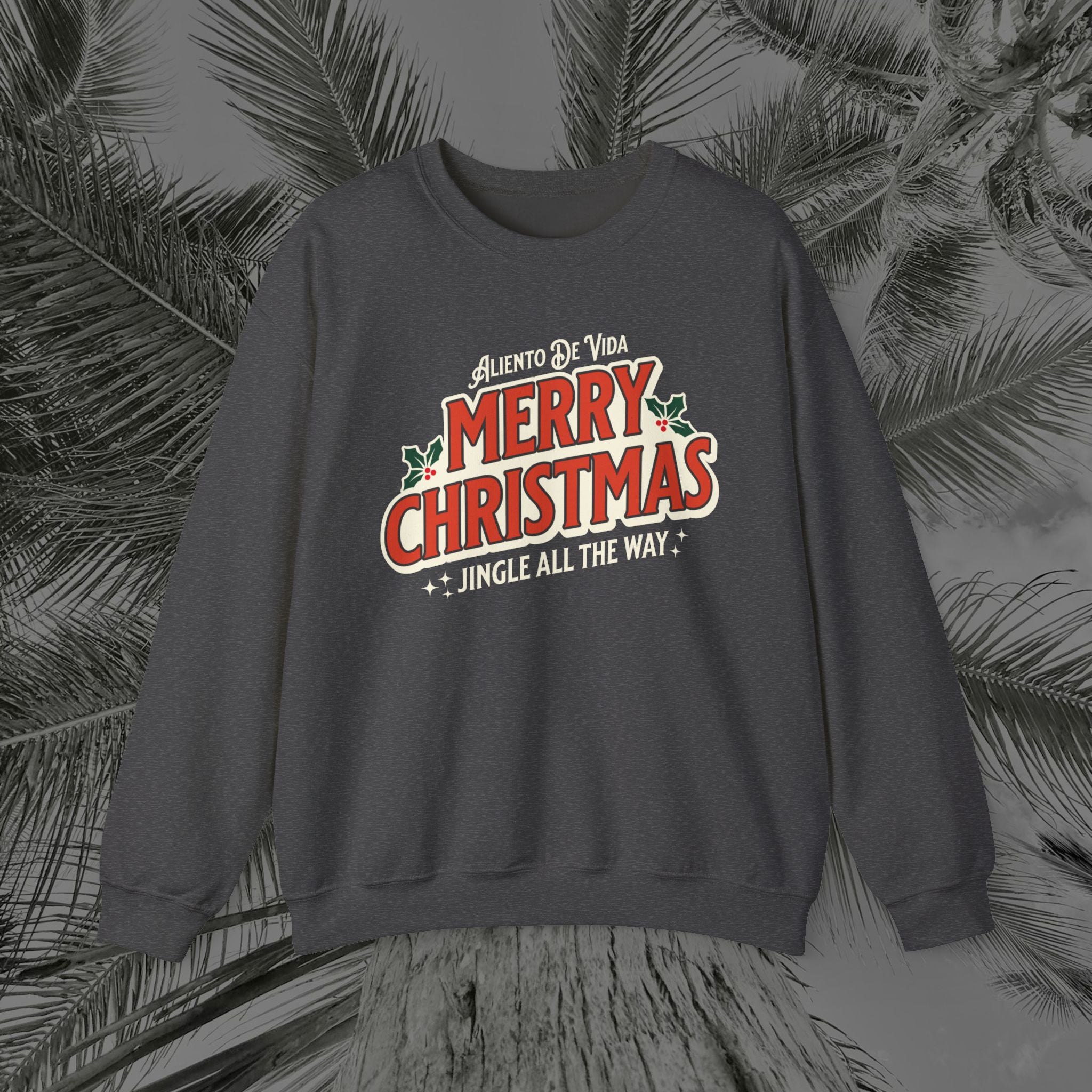 Merry Christmas - (UNISEX) Cozy Crewneck Sweatshirt - Aliento De Vida