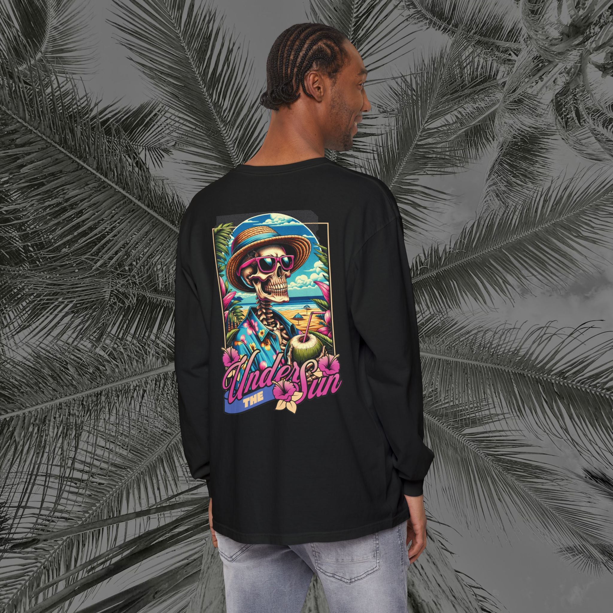 Resting Beach Face - (UNISEX) Long Sleeve Shirt - Aliento De Vida