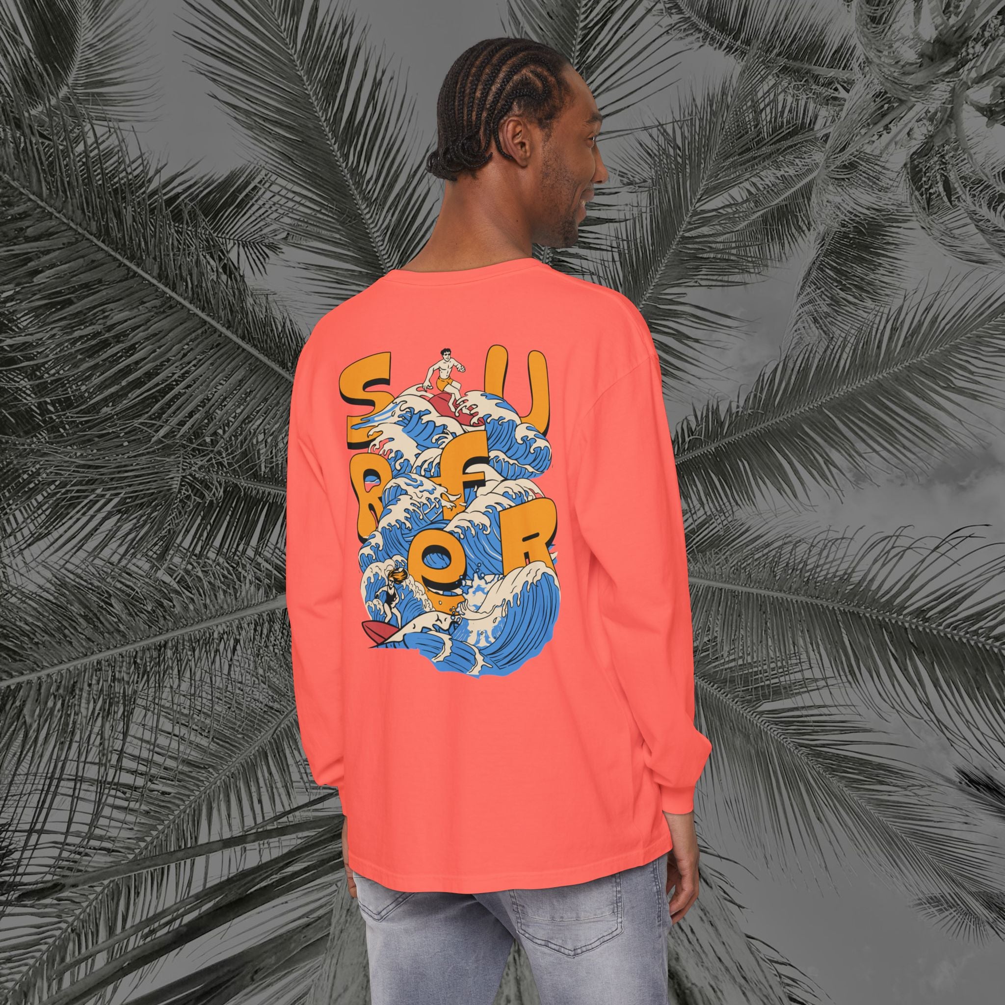 Ocean Motion - (UNISEX) Long Sleeve T-Shirt - Aliento de Vida