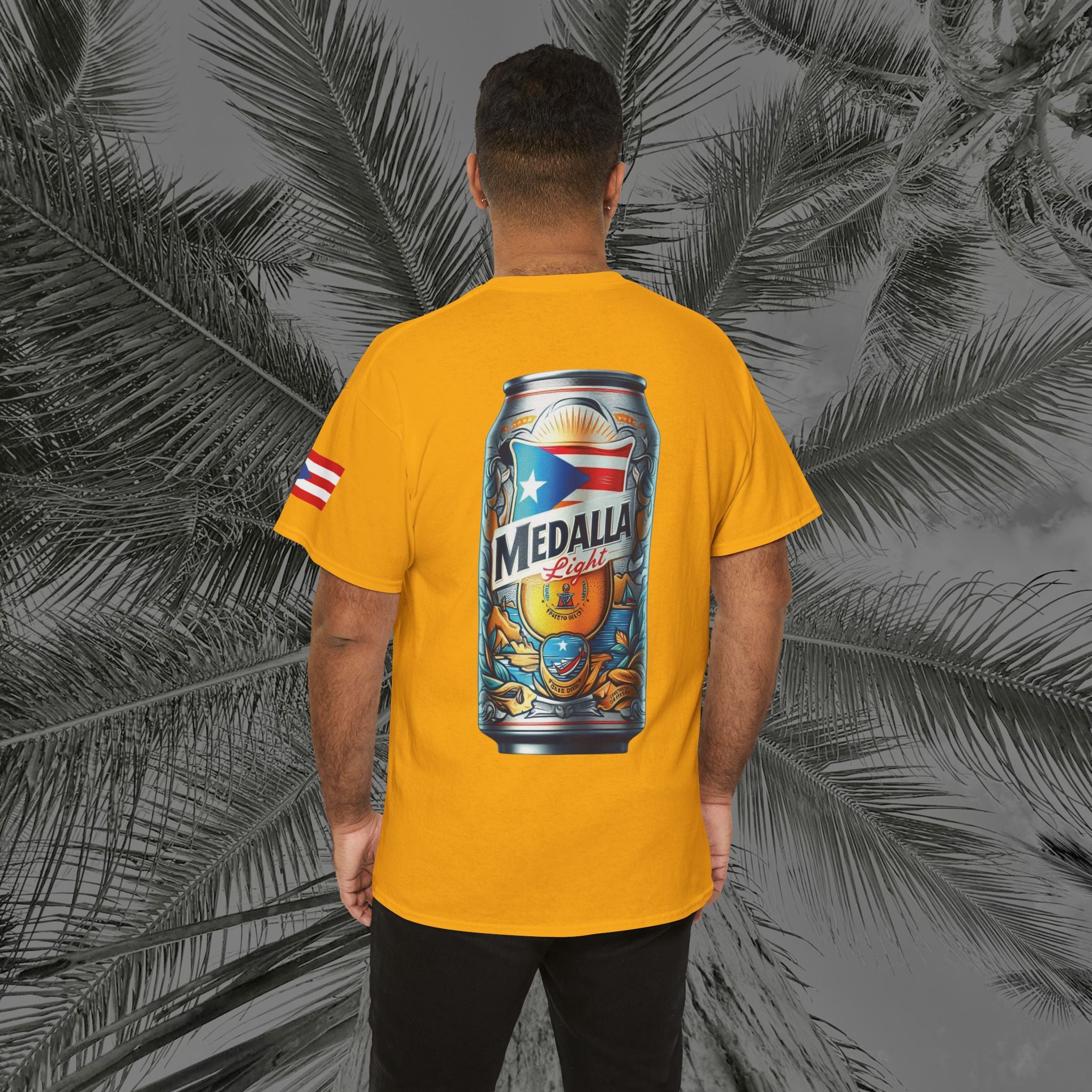 Crack Open A Unique Medalla - PR COLLECTION - (UNISEX) Heavy Cotton Tee - Aliento De Vida