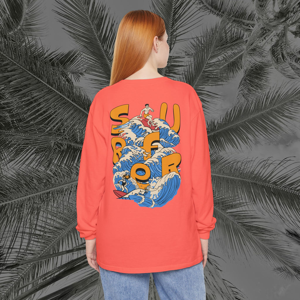 Ocean Motion - (UNISEX) Long Sleeve T-Shirt - Aliento de Vida