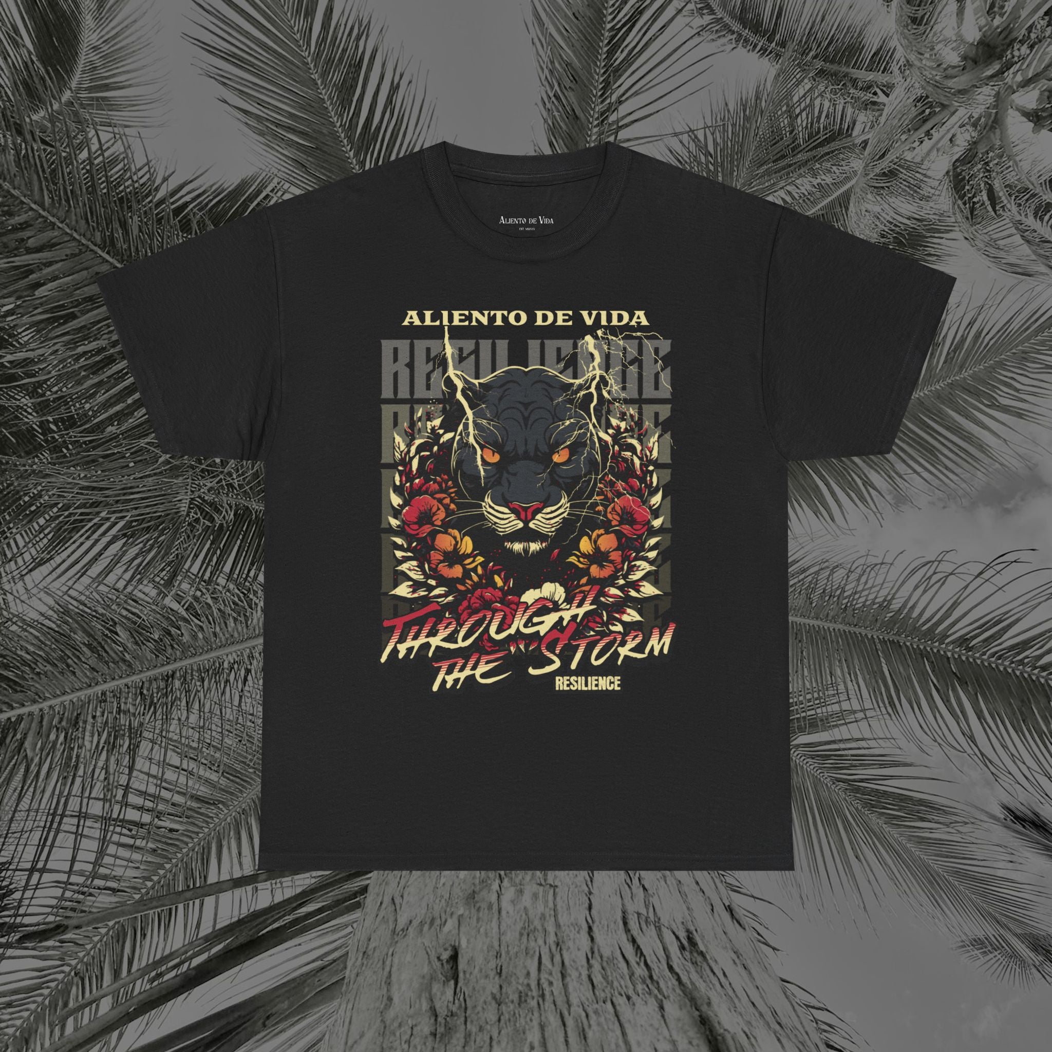 Rise of the Panther - (UNISEX) Heavy Cotton Tee - Aliento De Vida