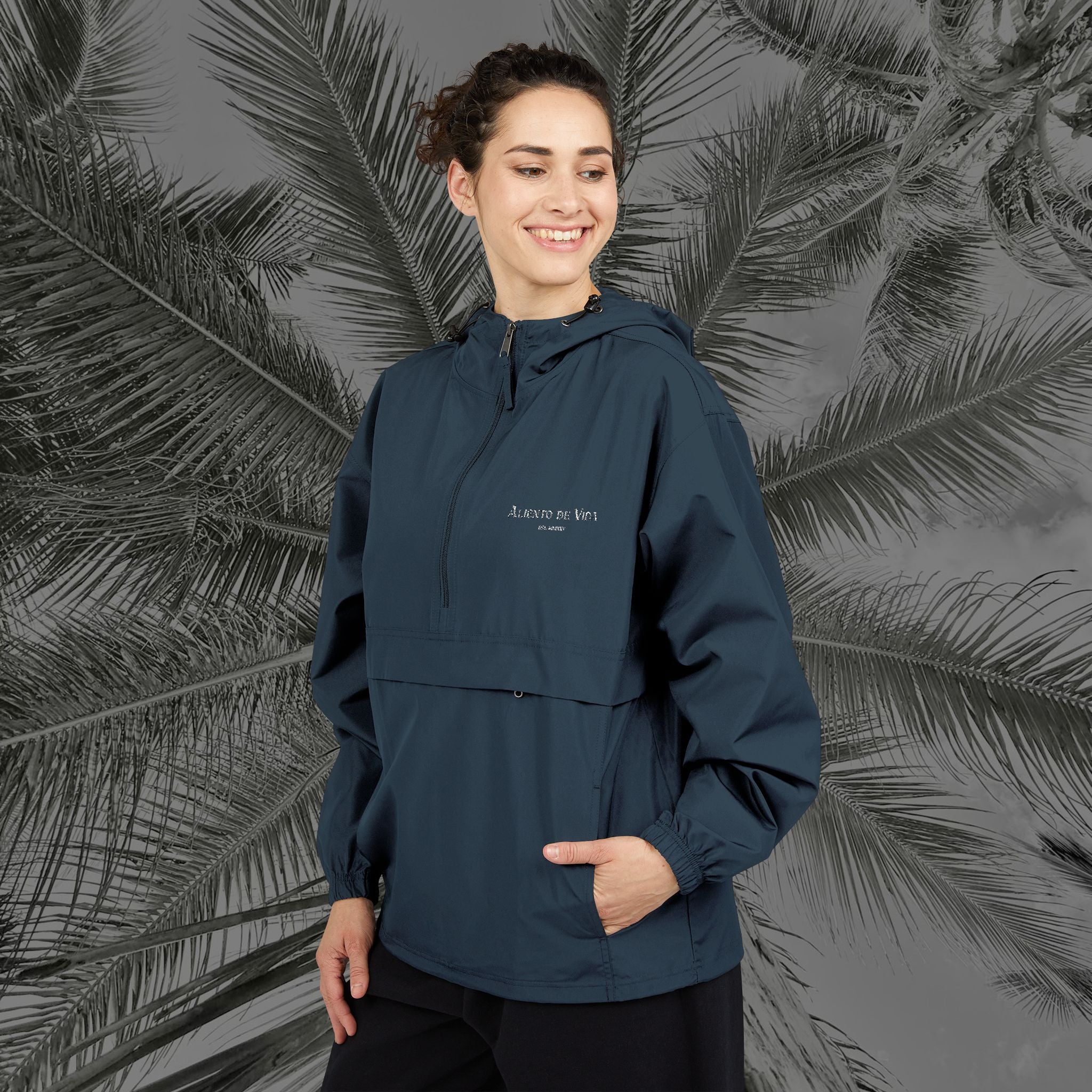 Packable Anorak Jacket – (UNISEX) Lightweight Windbreaker - Aliento De Vida