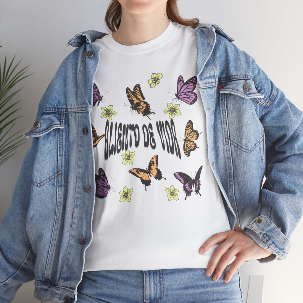 Butterfly Effect - (UNISEX) Heavy Cotton T-Shirt - Aliento De Vida